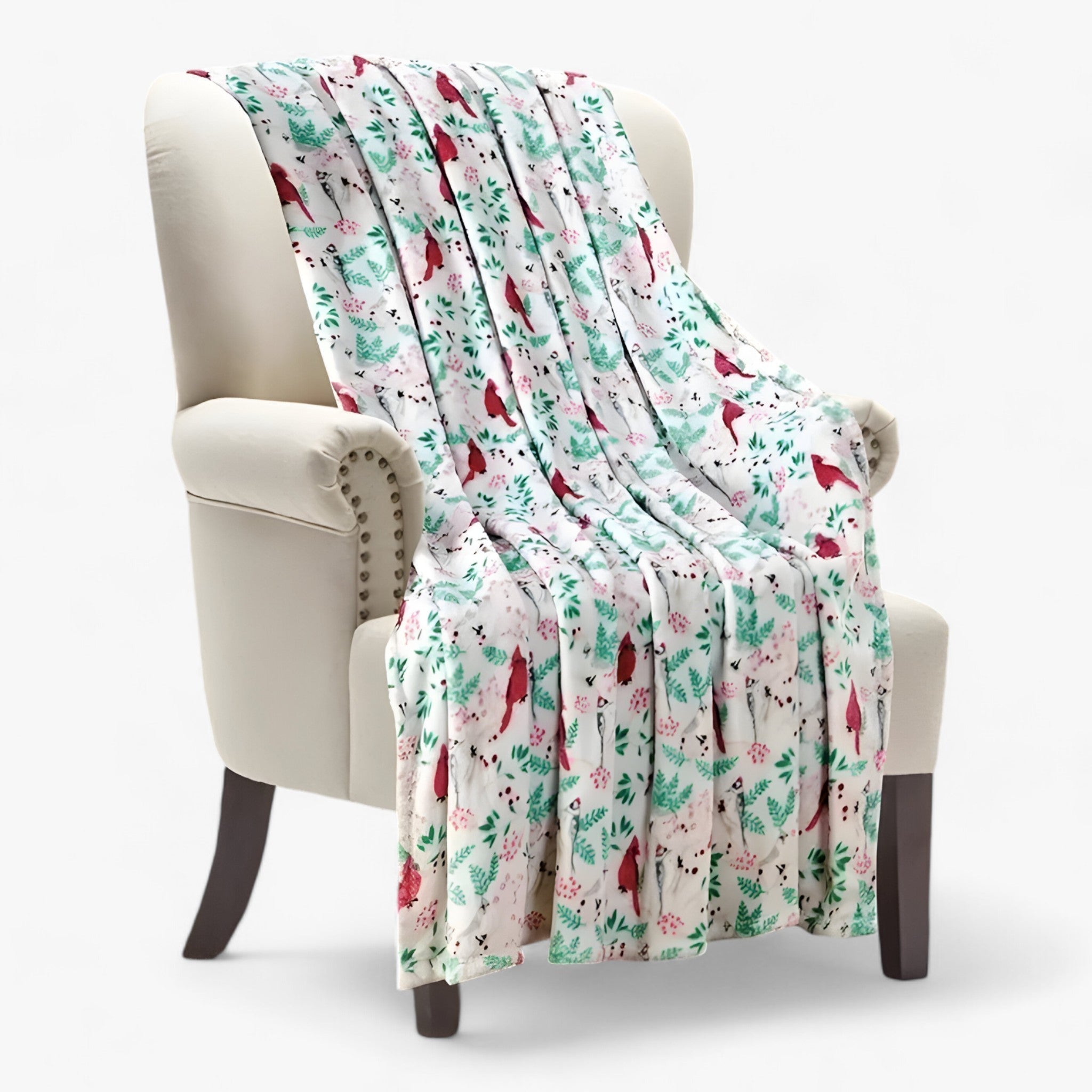 Velvy | Luksus julefilt i fleece - Elegant og hyggelig weekenddekoration - Grøn - christmas - {{ product_tags }