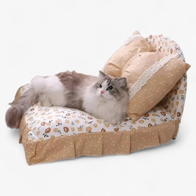 BowLux | Flot Strik Katte- og Hunde Seng – Komfort & Stil til Dit Husdyr - - house & garden - {{ product_tags }