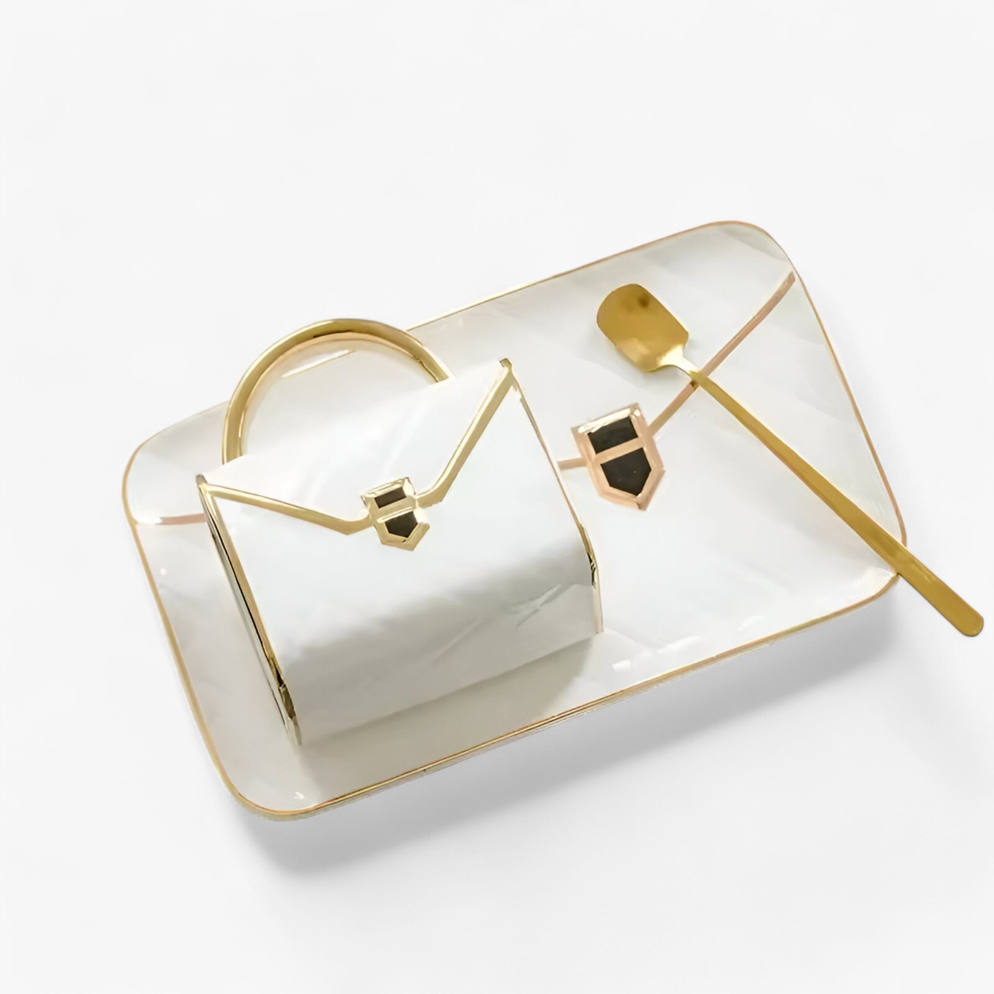 Tessa | Kreativ Keramisk Tasformet Krus - Hvid 310ml - house & garden - {{ product_tags }