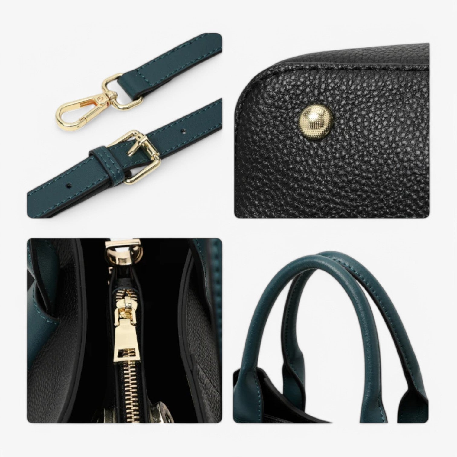 Sandrine | Luksus & Alsidig – Premium Kopenhud Læder Skuldertaske - - bags - {{ product_tags }