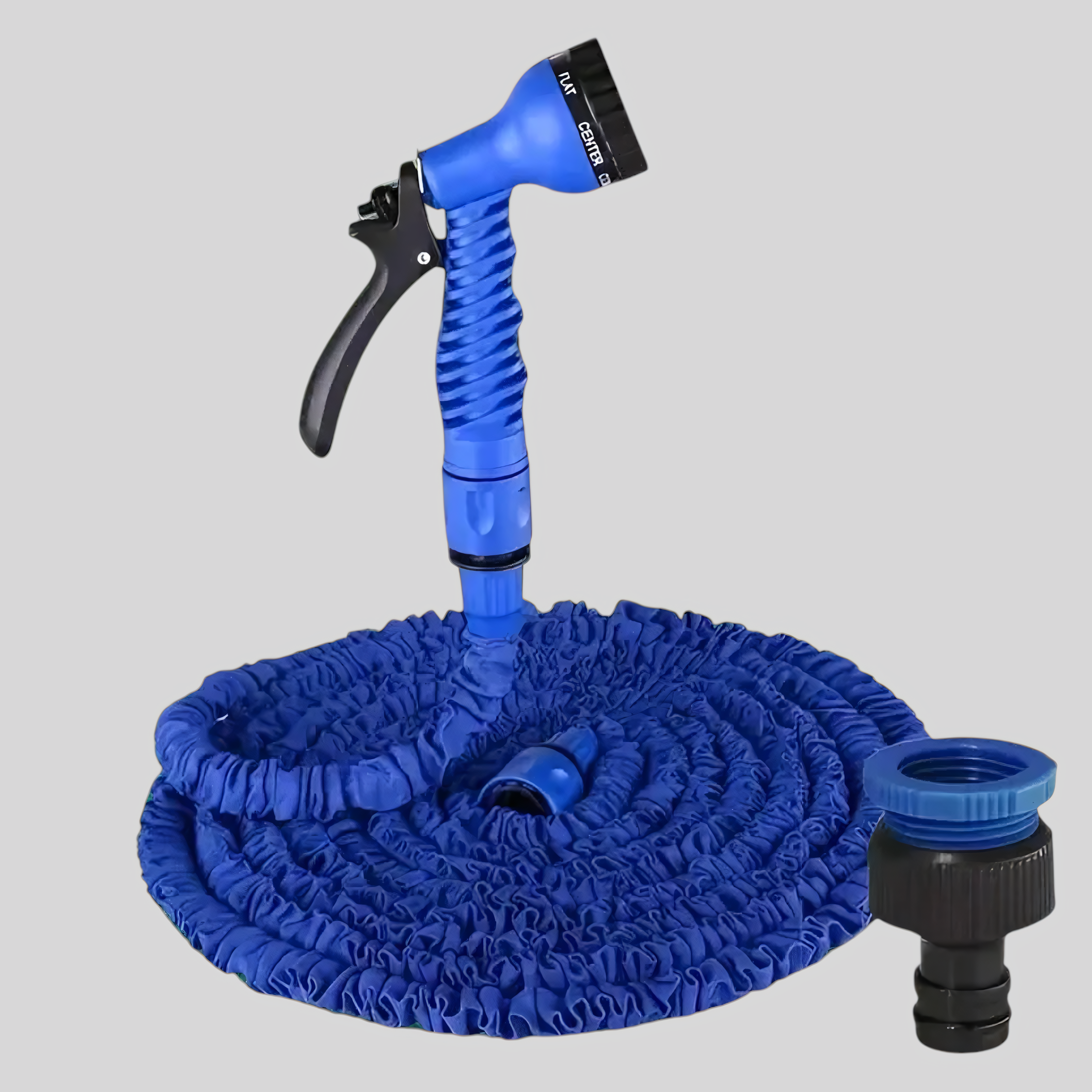 FlexFlow Slange - Udvidelsesbar Haveslange - Kompakt Stil - Knækfri - Blå - Tuin - {{ product_tags }