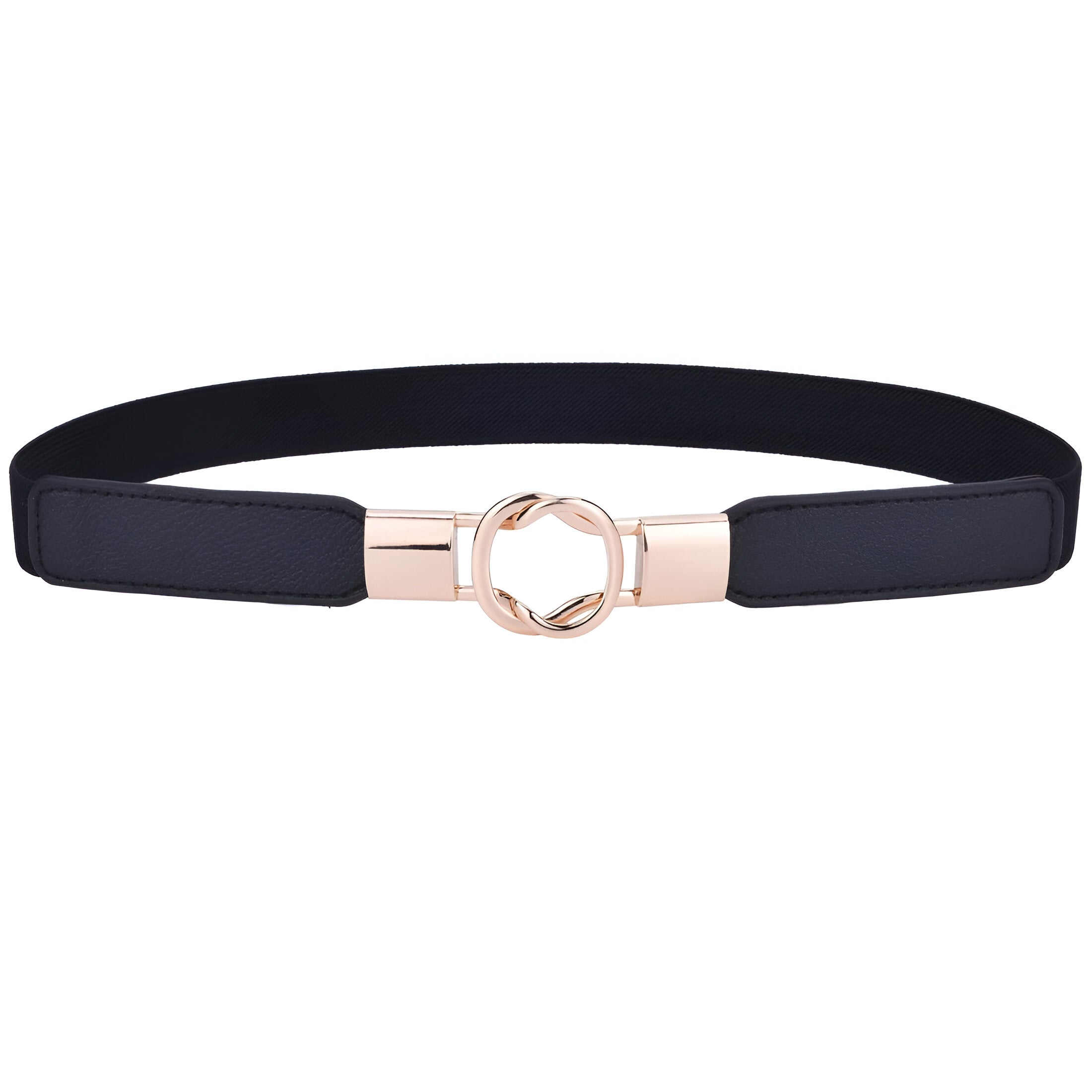 Ivy | Tynd elastisk talje til kjoler og store størrelser - Bred 3cm-2 Sort - women's fashion - {{ product_tags }