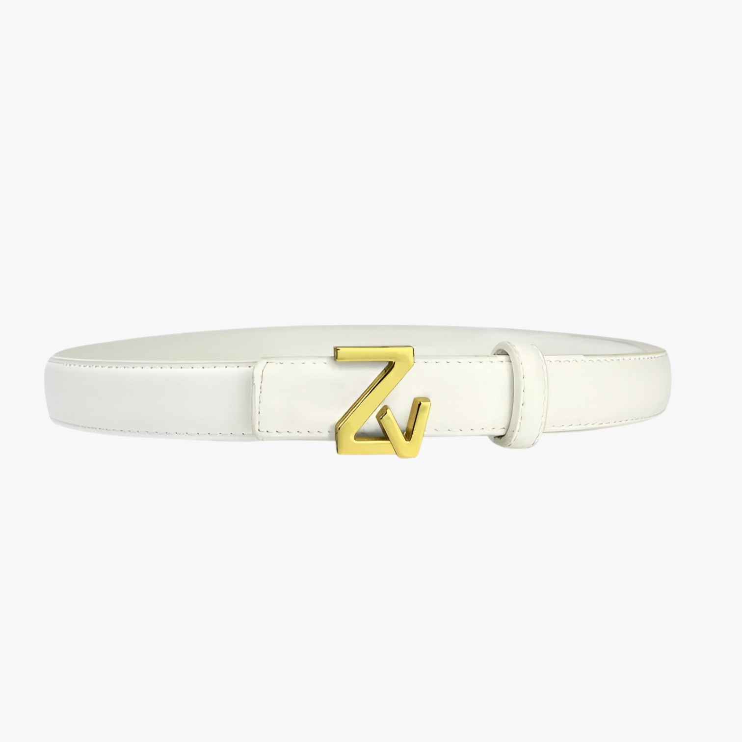 Liliana | Elegant damebælte med ZV spænde - hvid 110cm - women's fashion - {{ product_tags }