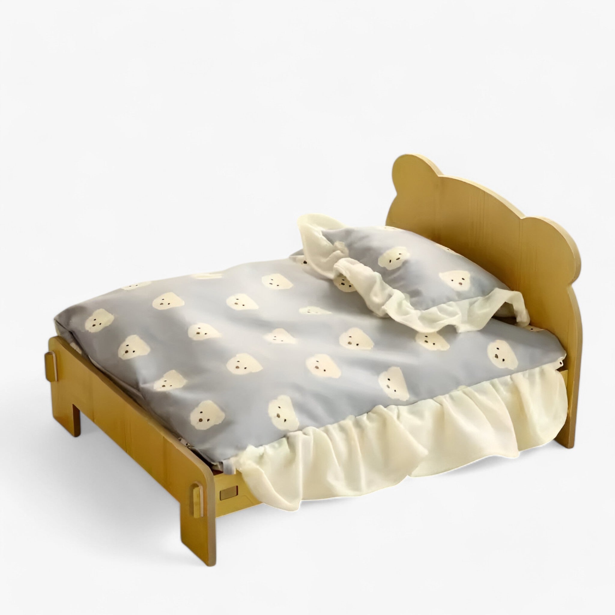 LuxuKat | Massivt Træ Kattebed – Bæredygtigt, Komfortabelt & Stilfuldt - B - house & garden - {{ product_tags }