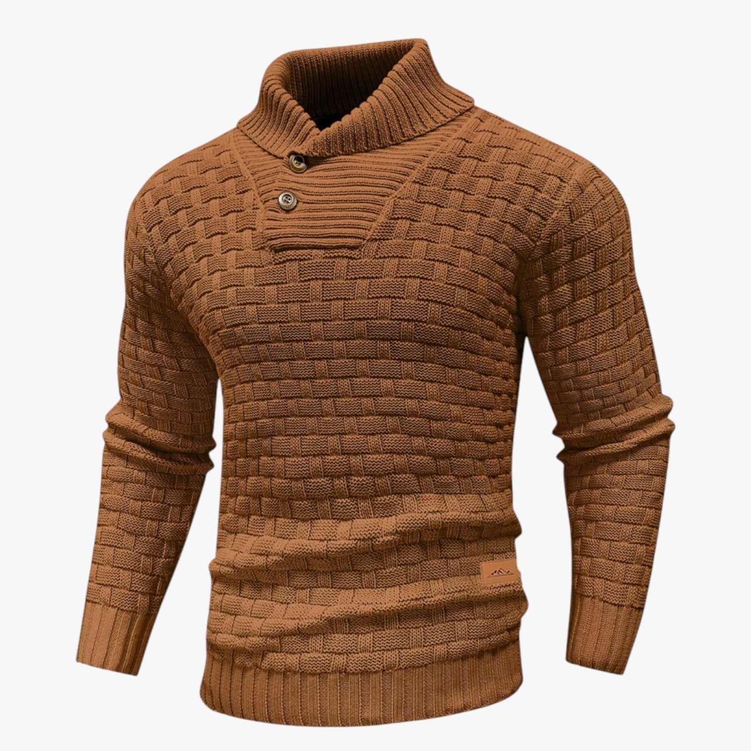 Nathan | Mænds varm vinterstrikkede rundhalsede bløde sweatere - Beige - Nathan | Mænds varm vinterstrikkede rundhalsede bløde sweatere - €25 - {{ product_tags }