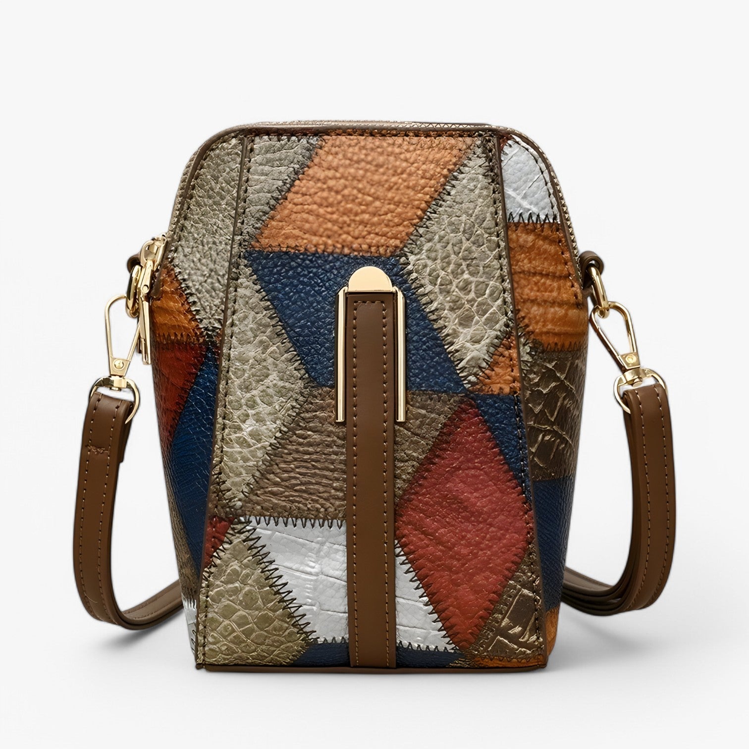 Alaina | Alsidig crossbody tas – Perfekt til telefon og nødvendigheder - brun - bags - {{ product_tags }