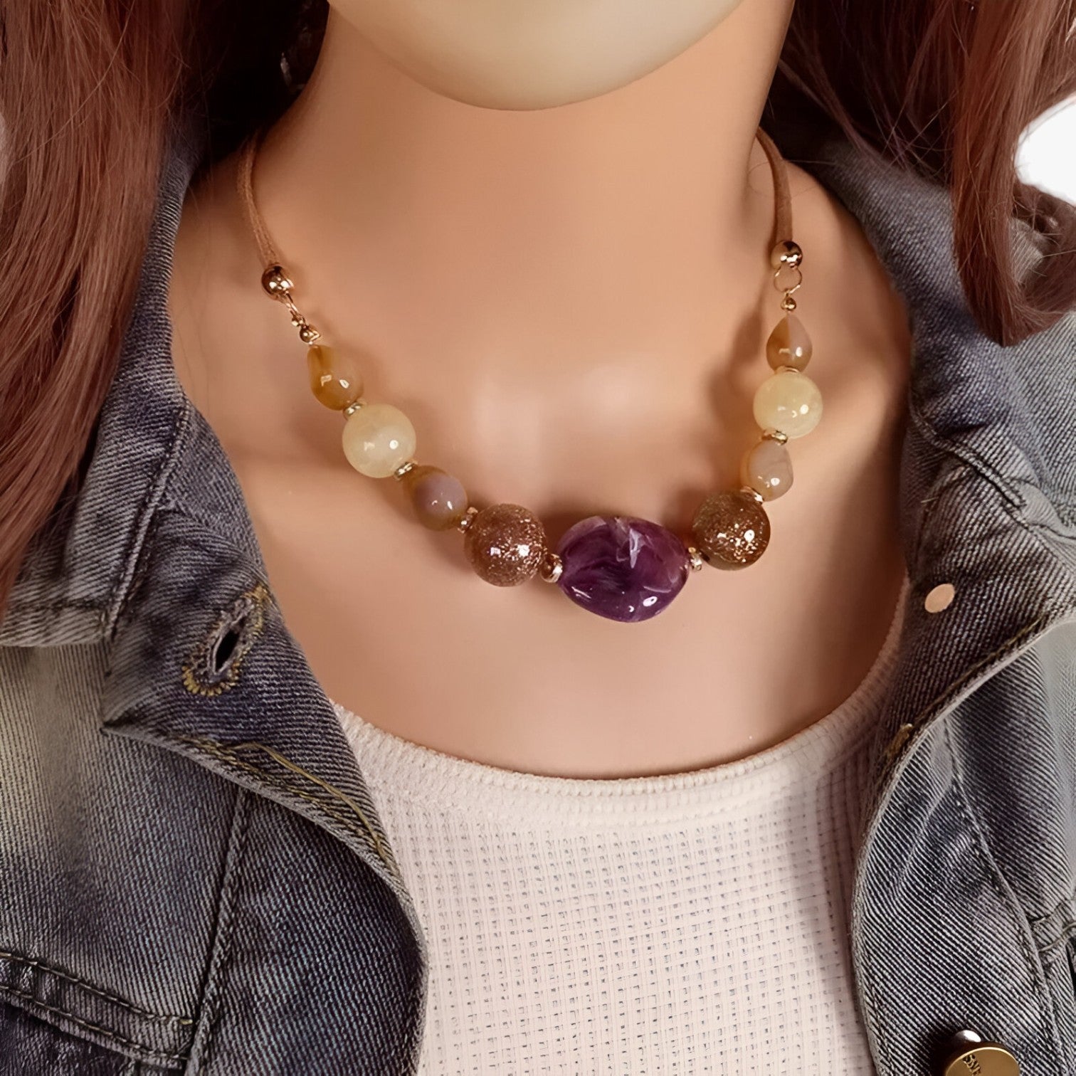 Kirsten | Stilfuld vintage statement halskæde – tidløs elegance - - women's fashion - {{ product_tags }