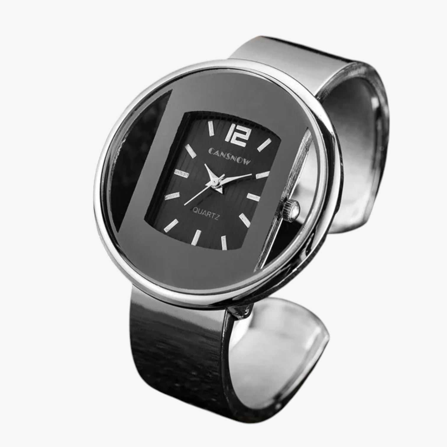 Micah | Dameur med mode stålarmbånd - Sort sølv - watches - {{ product_tags }