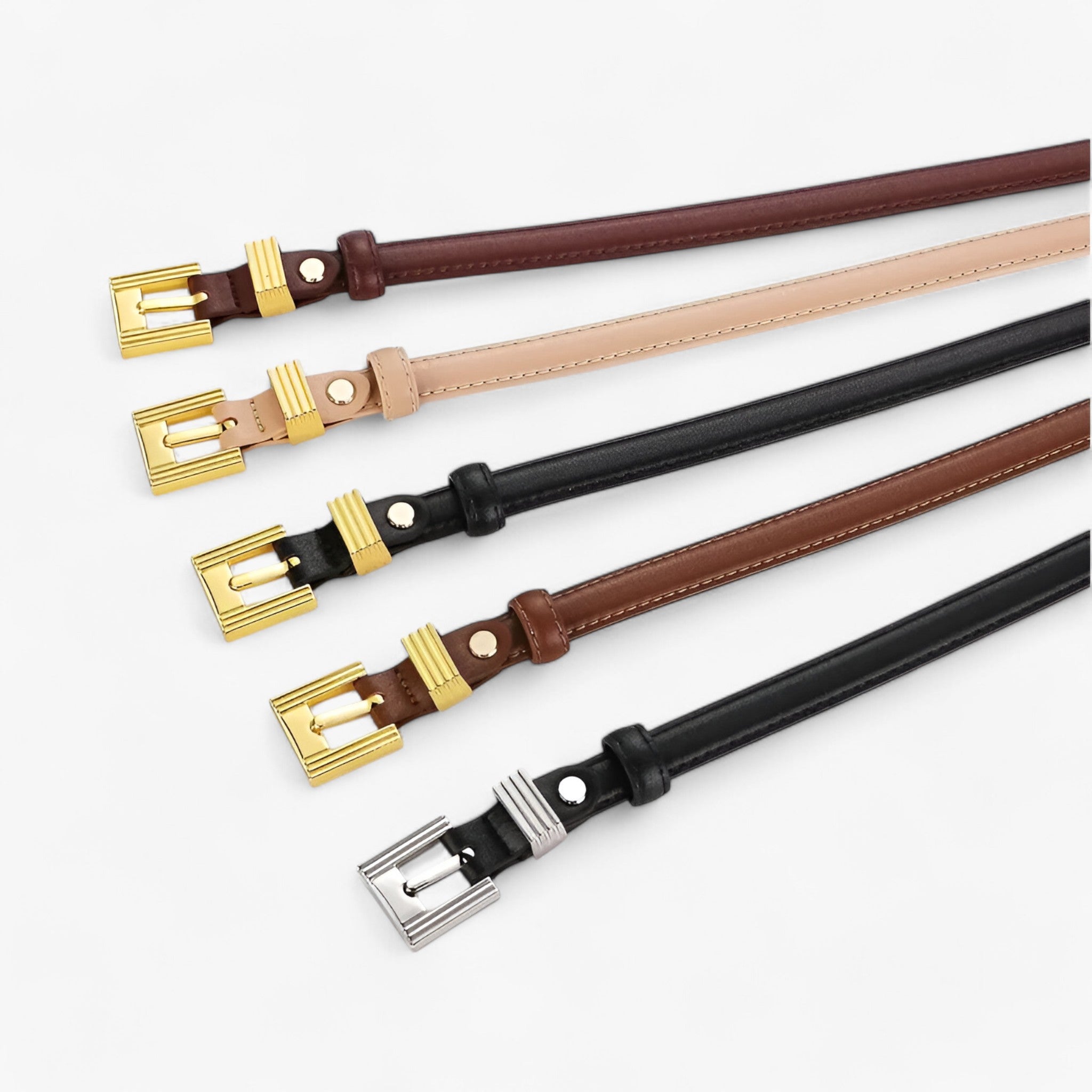 Clea | Dunne læderbælte - Let og komfortabel - - women's fashion - {{ product_tags }
