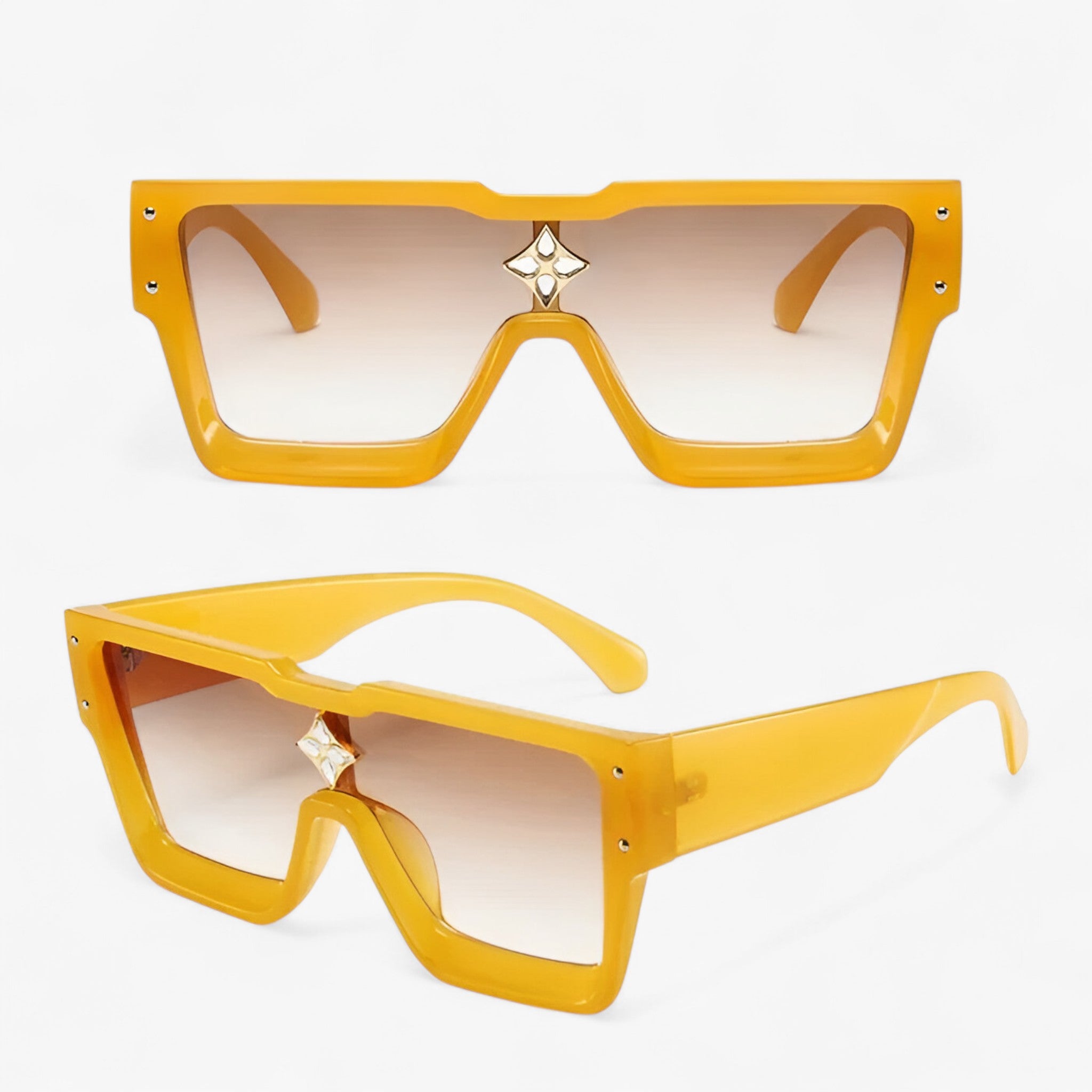 Victor | Unisex firkantet solbrille med UV400-beskyttelse - C4 - men's fashion - {{ product_tags }