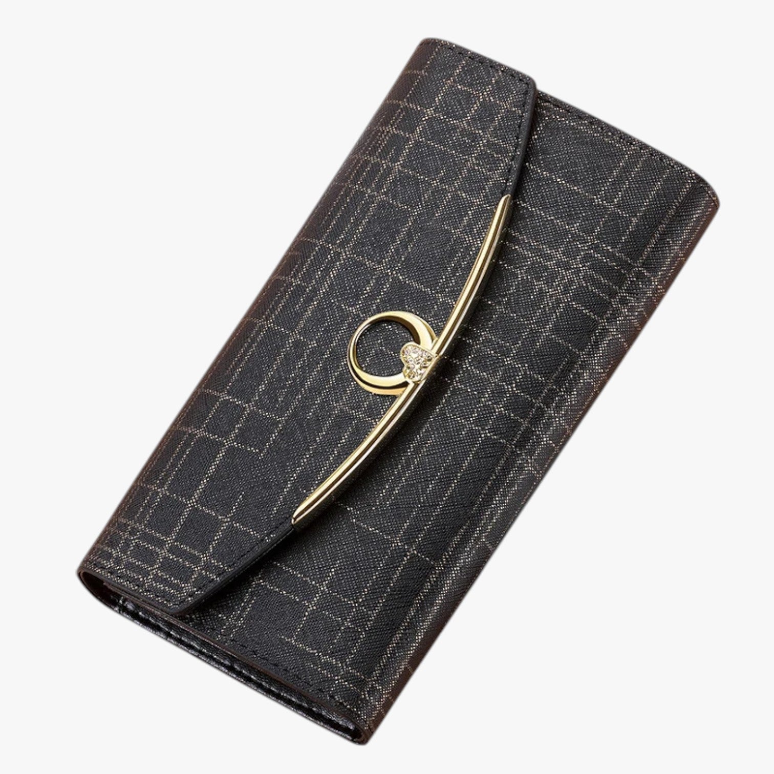 Zariyah | Elegant lang læderpose med stor kapacitet - Nero - Zariyah | Elegant lang læderpose med stor kapacitet - €25 - {{ product_tags }