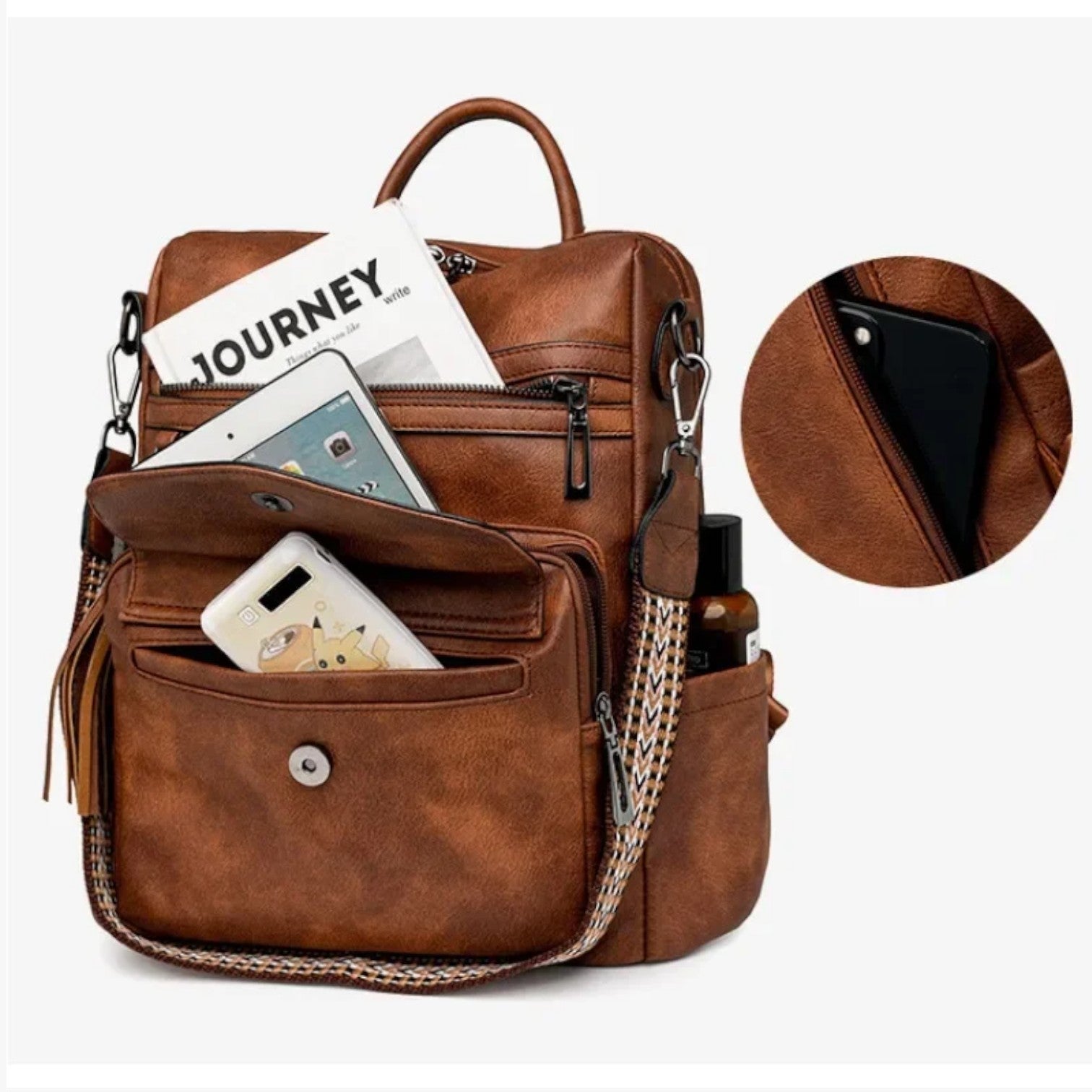 Avianna | Elegant og rummelig læderrygsæk - - Avianna | Elegant og rummelig læderrygsæk - €25 - {{ product_tags }