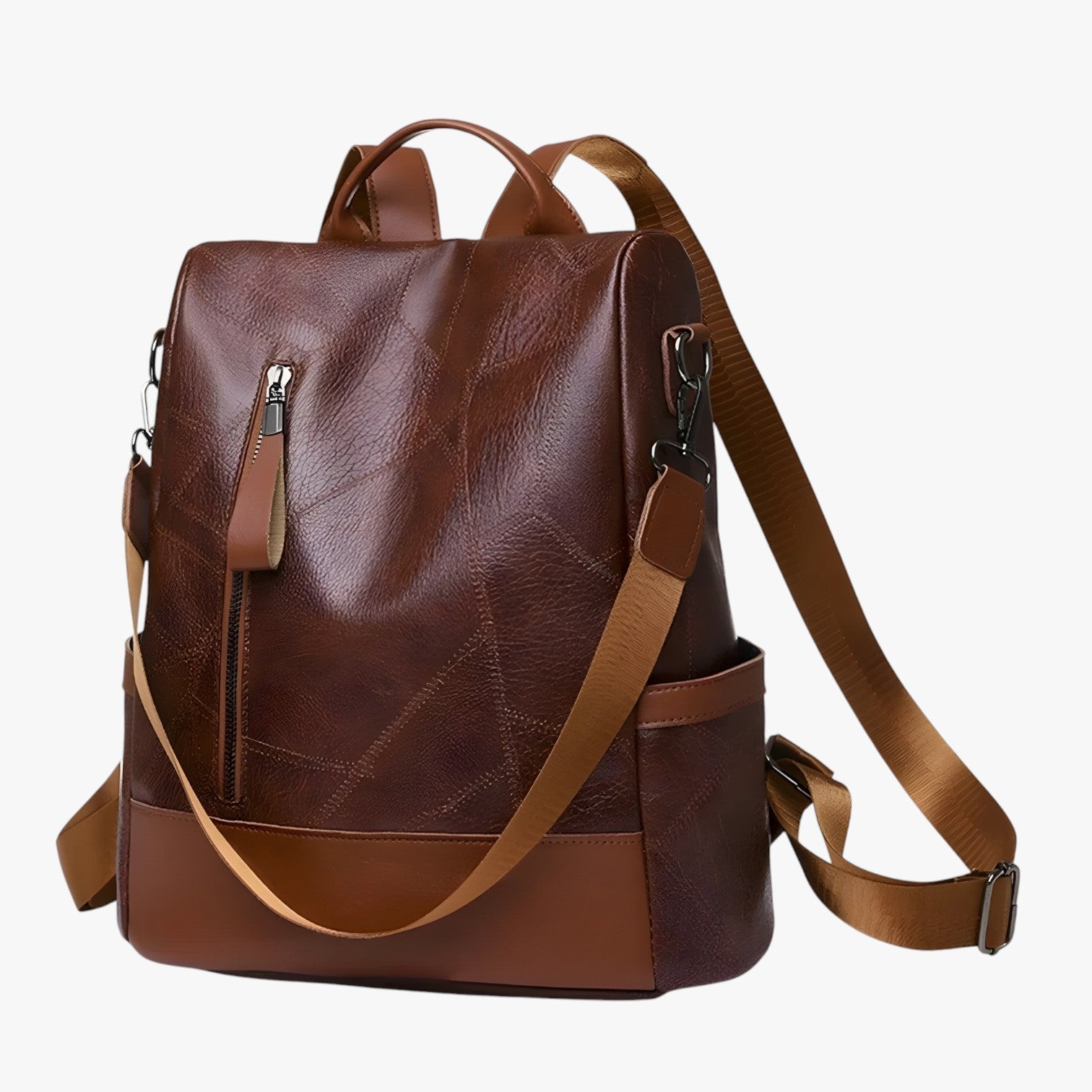 Celeste | Stilfuld vintage rygsæk – perfekt til skole og rejser - Brun - bags - {{ product_tags }
