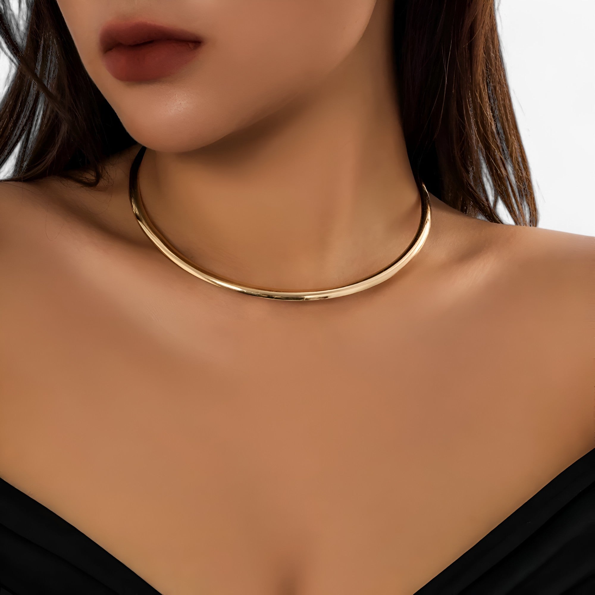 Aira | Gylden Choker Enkel - Elegante Stilmulighed for Enhver Festlook - - women's fashion - {{ product_tags }
