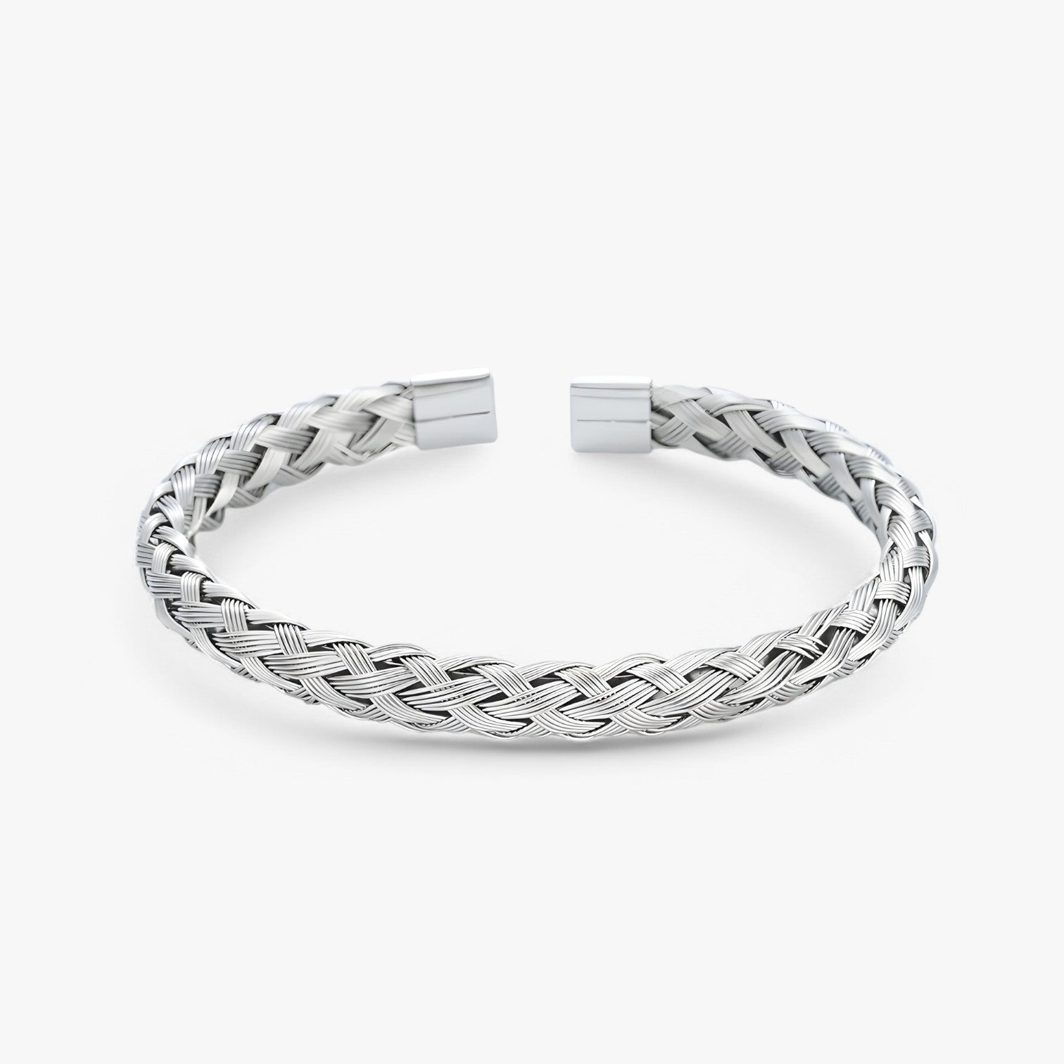 Matti | Luksus & Komfortabel Åben Manchet Armbånd - Sølv - watches - {{ product_tags }