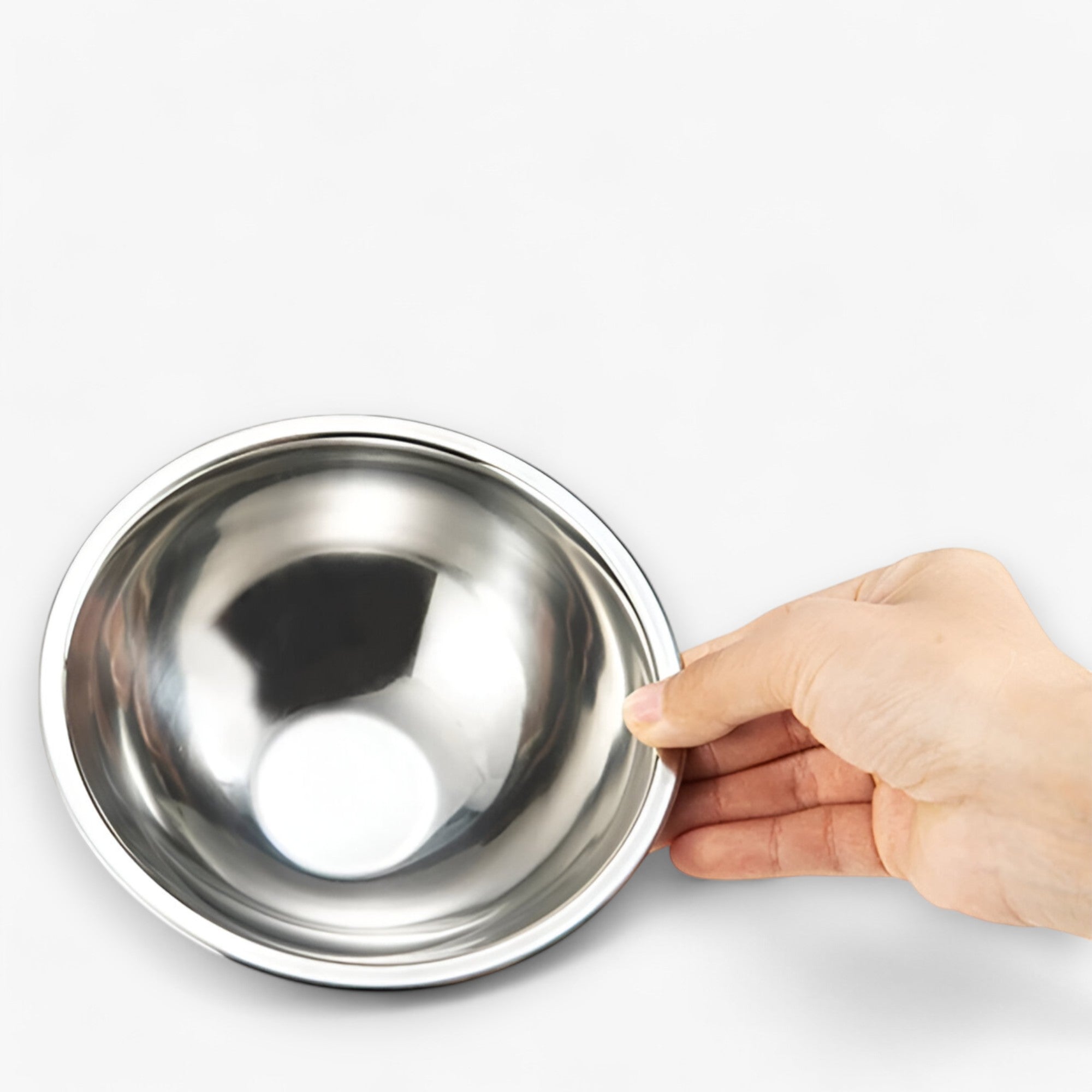 Mattie | Dobbelt skål i rustfrit stål – Antiskrid og venlig mod nakken - - other - {{ product_tags }
