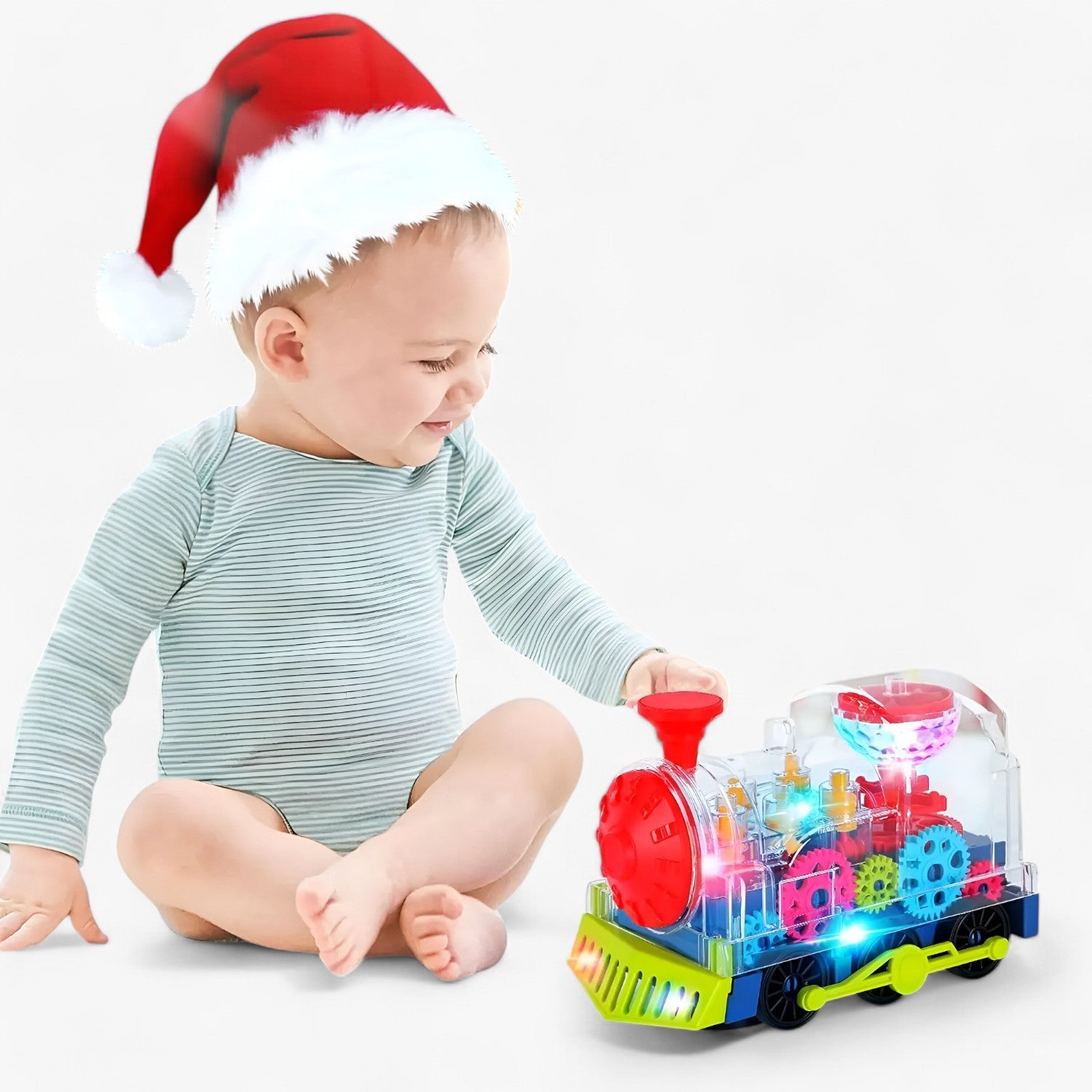 Legende Elektrisk Tog – Lys, Musik og Læringsmæssig Sjov for Børn - - baby - {{ product_tags }