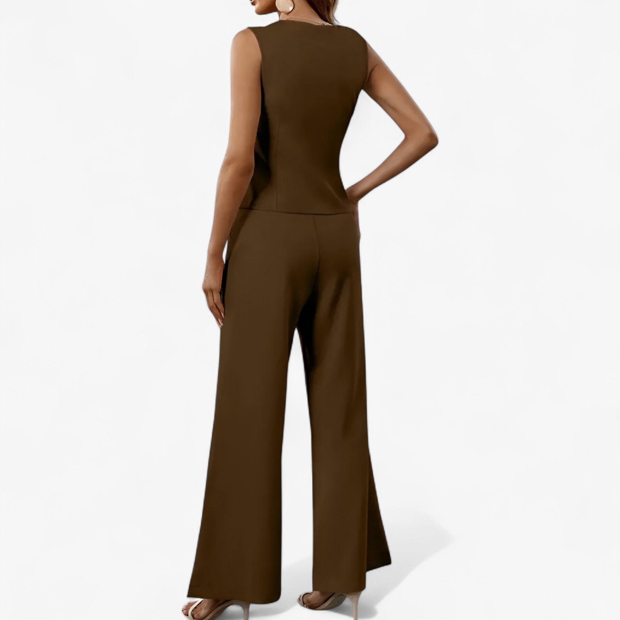 Anika – Ærmeløs jakkesæt til ubesværet elegance - - Anika – Ærmeløs jakkesæt til ubesværet elegance- €25 - {{ product_tags }