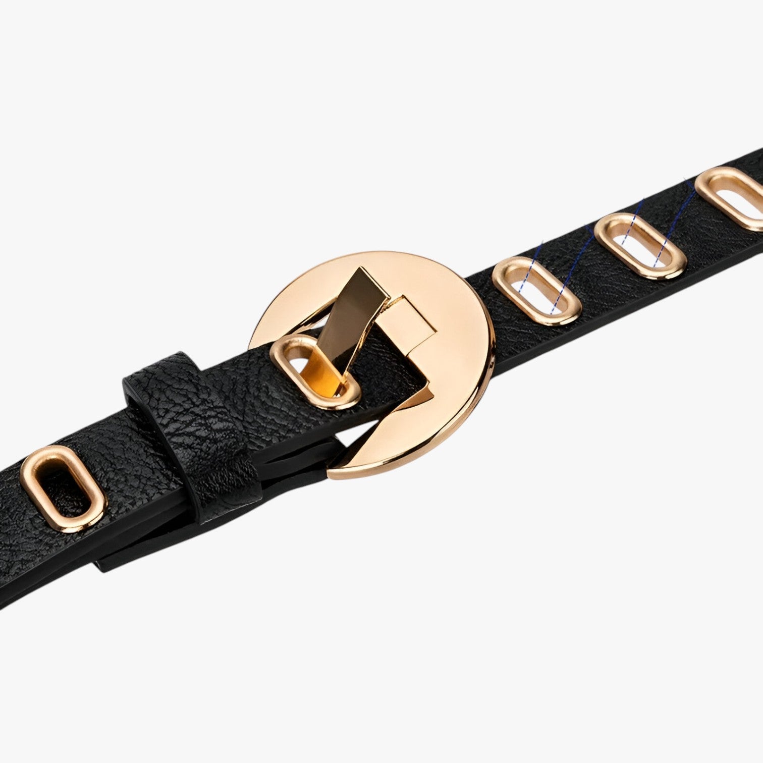 Ellie | Justerbar Grunge Kvindebælte i Punkstil med Spænde i Legering - - women's fashion - {{ product_tags }