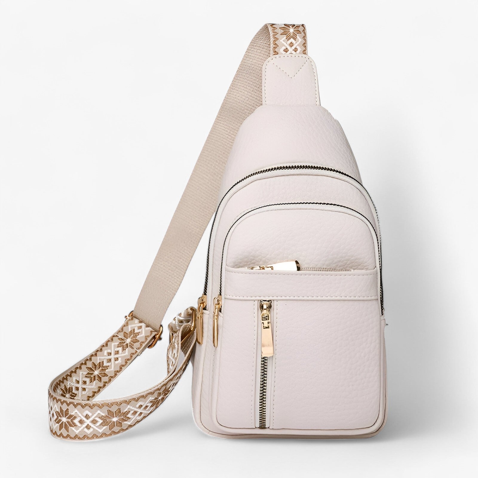 Amelie | Moderne PU-læder brysttaske – Elegant & Alsidig - Hvid - bags - {{ product_tags }