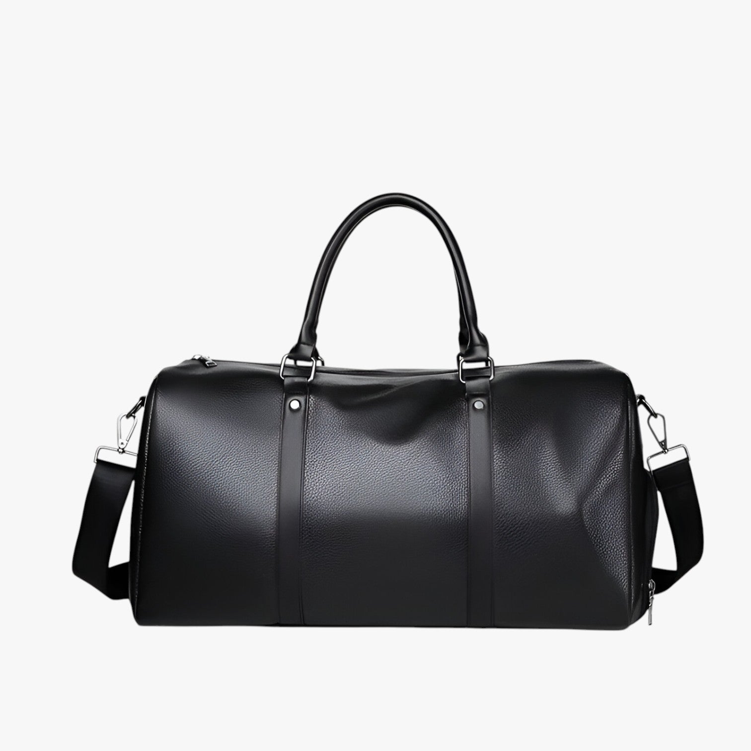 Theo | Læder Rejsetaske til Mænd Elegance, Plads og Komfort i Bevægelse - sort - bags - {{ product_tags }