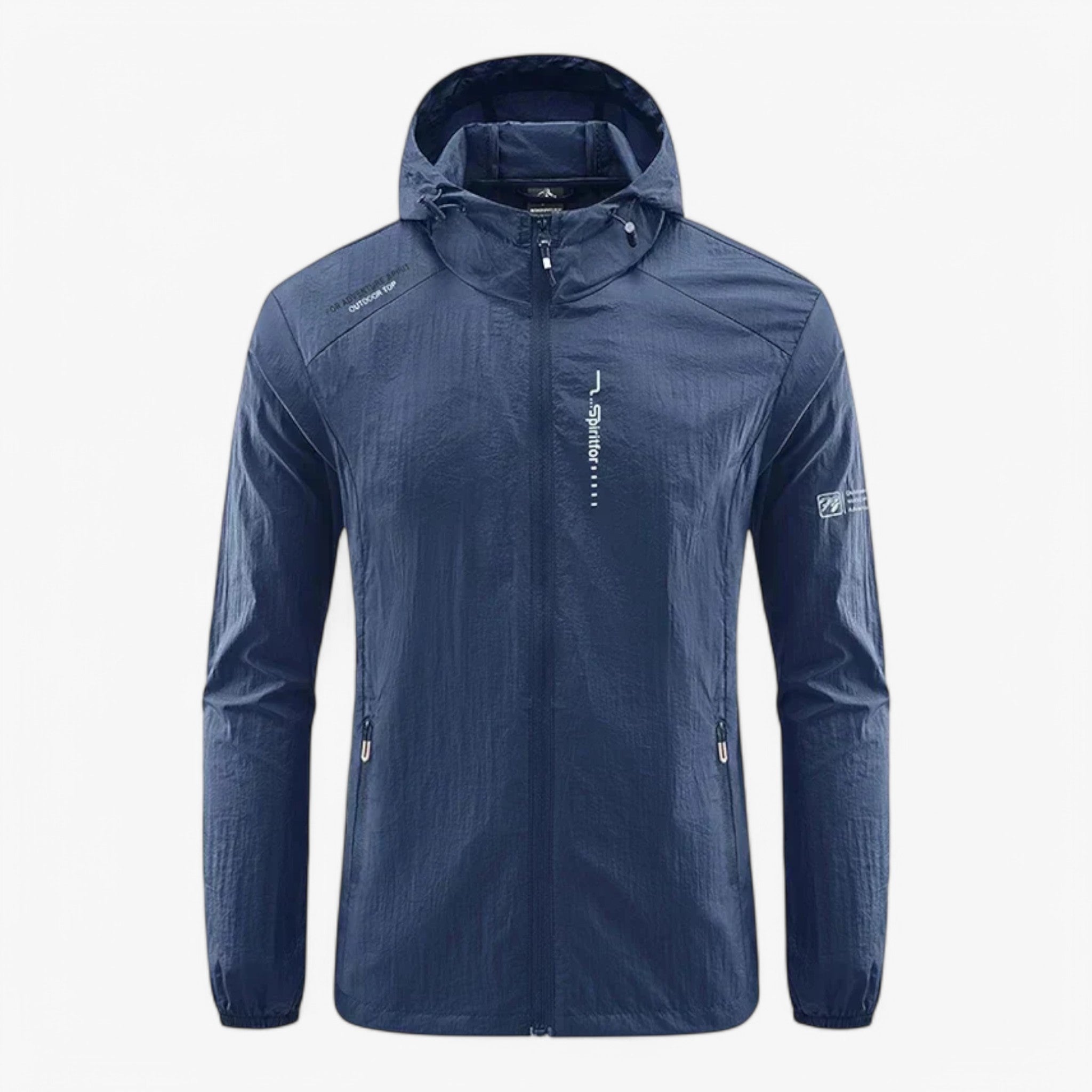 Mason - Behagelig vind- og vandtæt jakke - Denimblå - Mason - Behagelig vind- og vandtæt jakke - €25 - {{ product_tags }