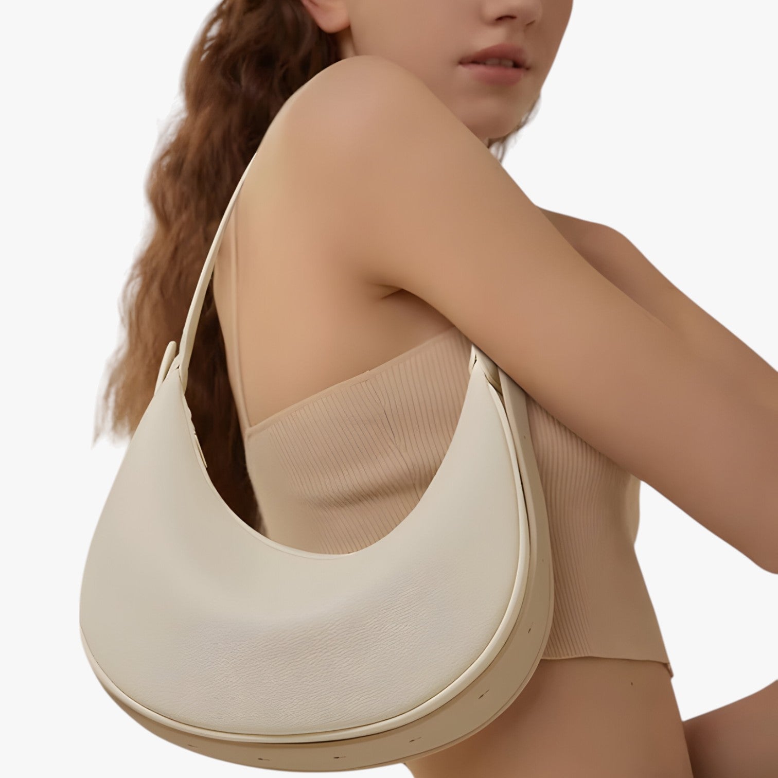 Sienna | Elegant Kvindetaske i Måneform - - Sienna | Elegant Kvindetaske i Måneform - €25 - {{ product_tags }