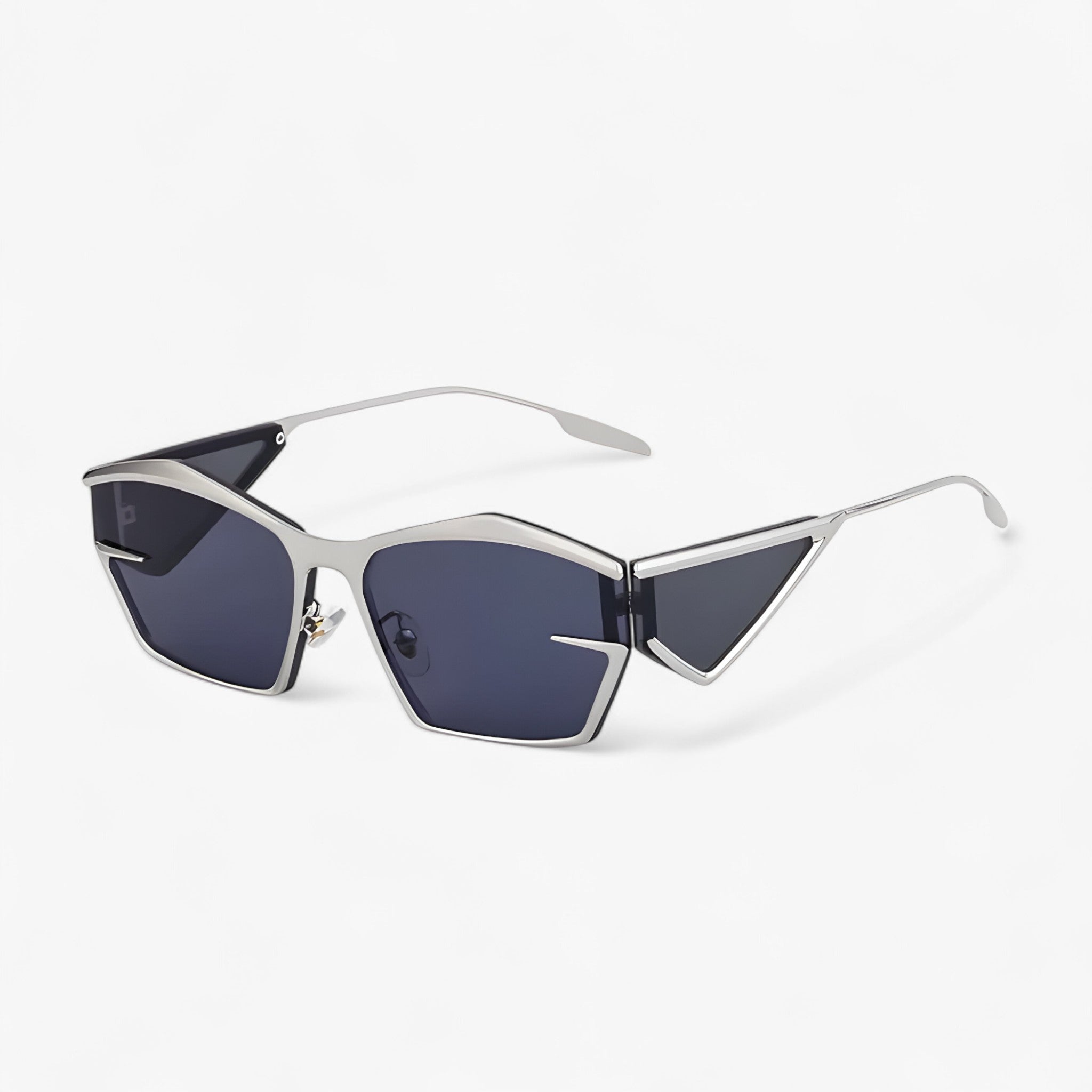 Zane | Y2K metal punk solbrille til udendørsbrug - SortSølv - men's fashion - {{ product_tags }