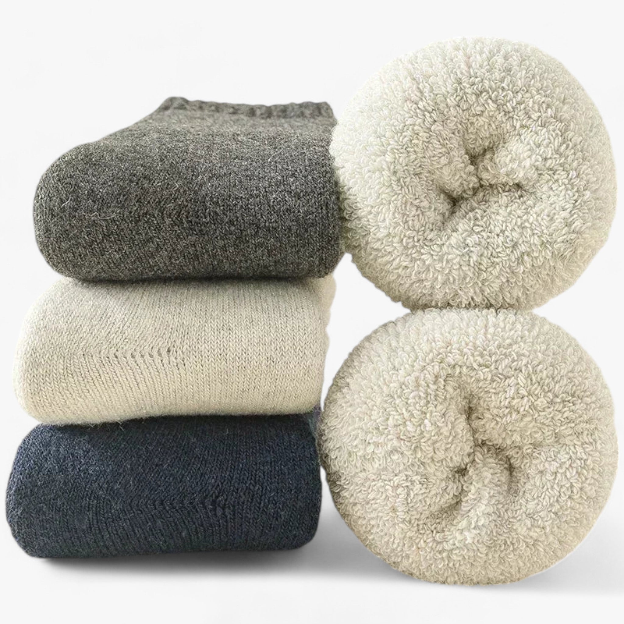 Jean | Thermowool sokker - Komfortable og alsidige - Blandet farve 1 - winter - {{ product_tags }