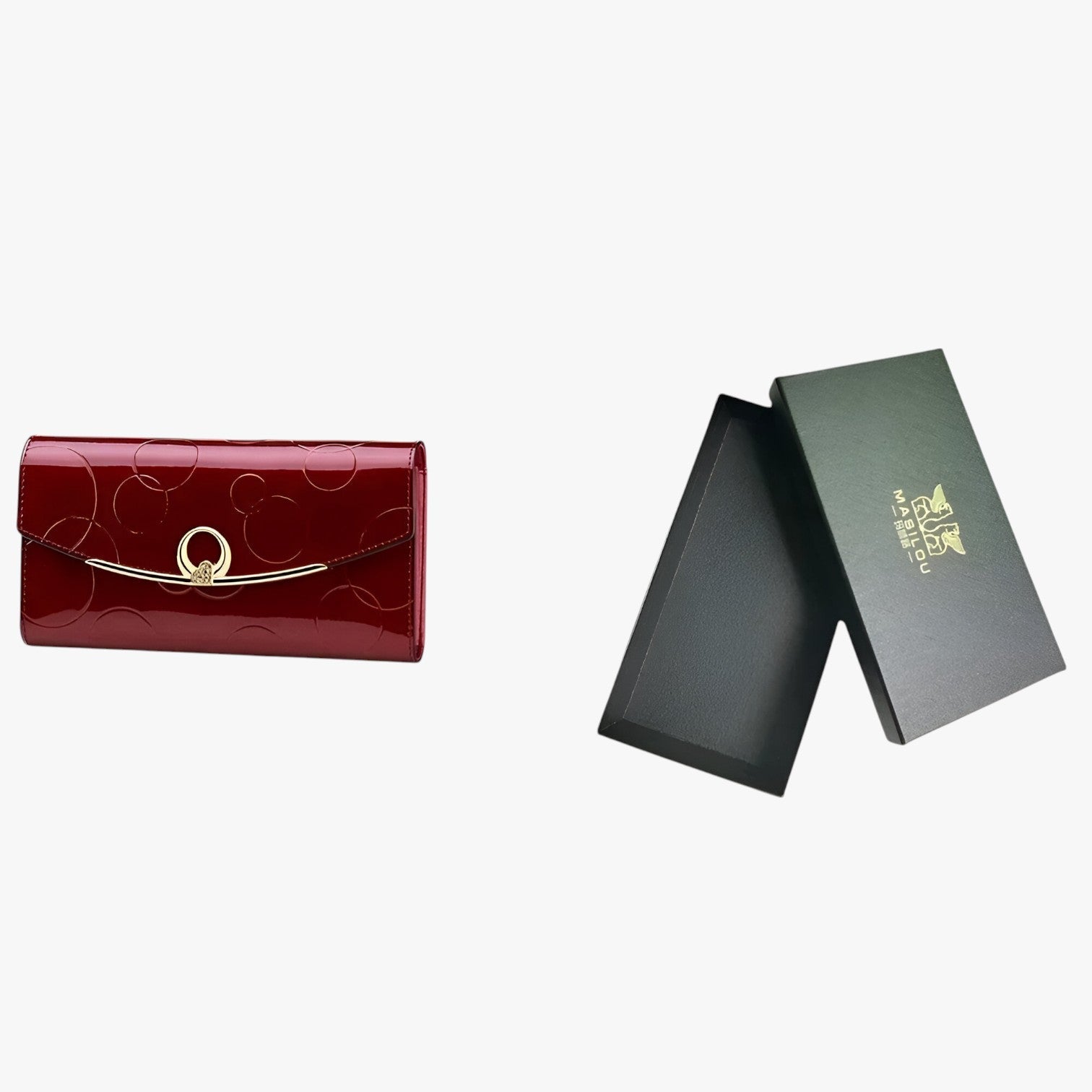 Shiela | Luksus damesportemonnee - Elegant, rummelig og praktisk - vinkræm med kasse - bags - {{ product_tags }
