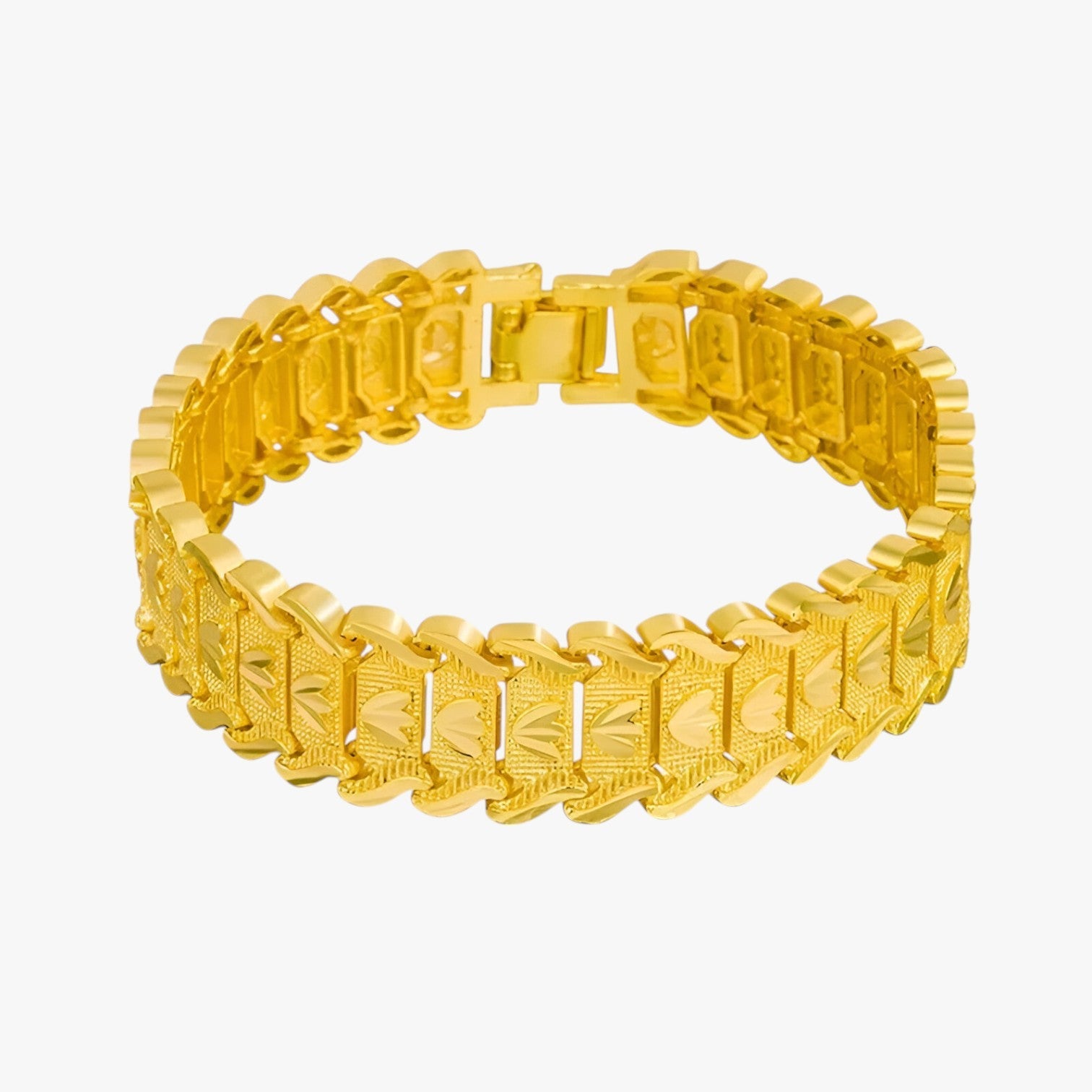 Jedrick | Statement stil med 24K glans – Bæredygtig retro armbånd til herrer - - watches - {{ product_tags }