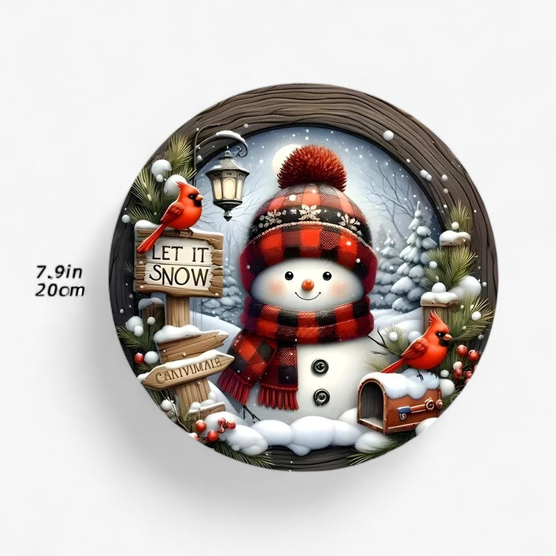 Festlig elegance | Julbordsmittstycke i akrylkrans - Perfekt til væg- eller dørsmykning - - christmas - {{ product_tags }