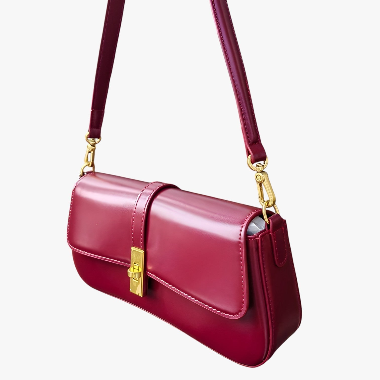 Alaia | Baguette Taske i Ægte Læder af Eksklusiv Kvalitet - - Alaia | Baguette Taske i Ægte Læder af Eksklusiv Kvalitet - €25 - {{ product_tags }