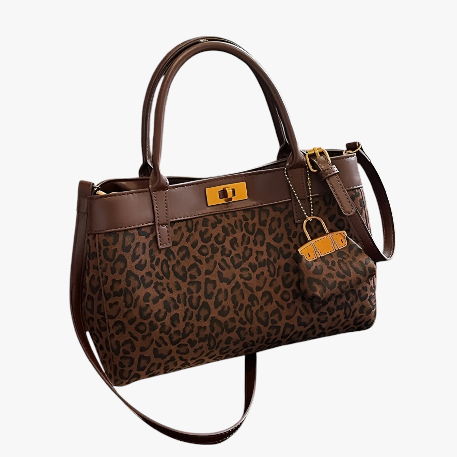 Irina | Stilfuld Leopardprint Tote med Stor Kapacitet - - bags - {{ product_tags }