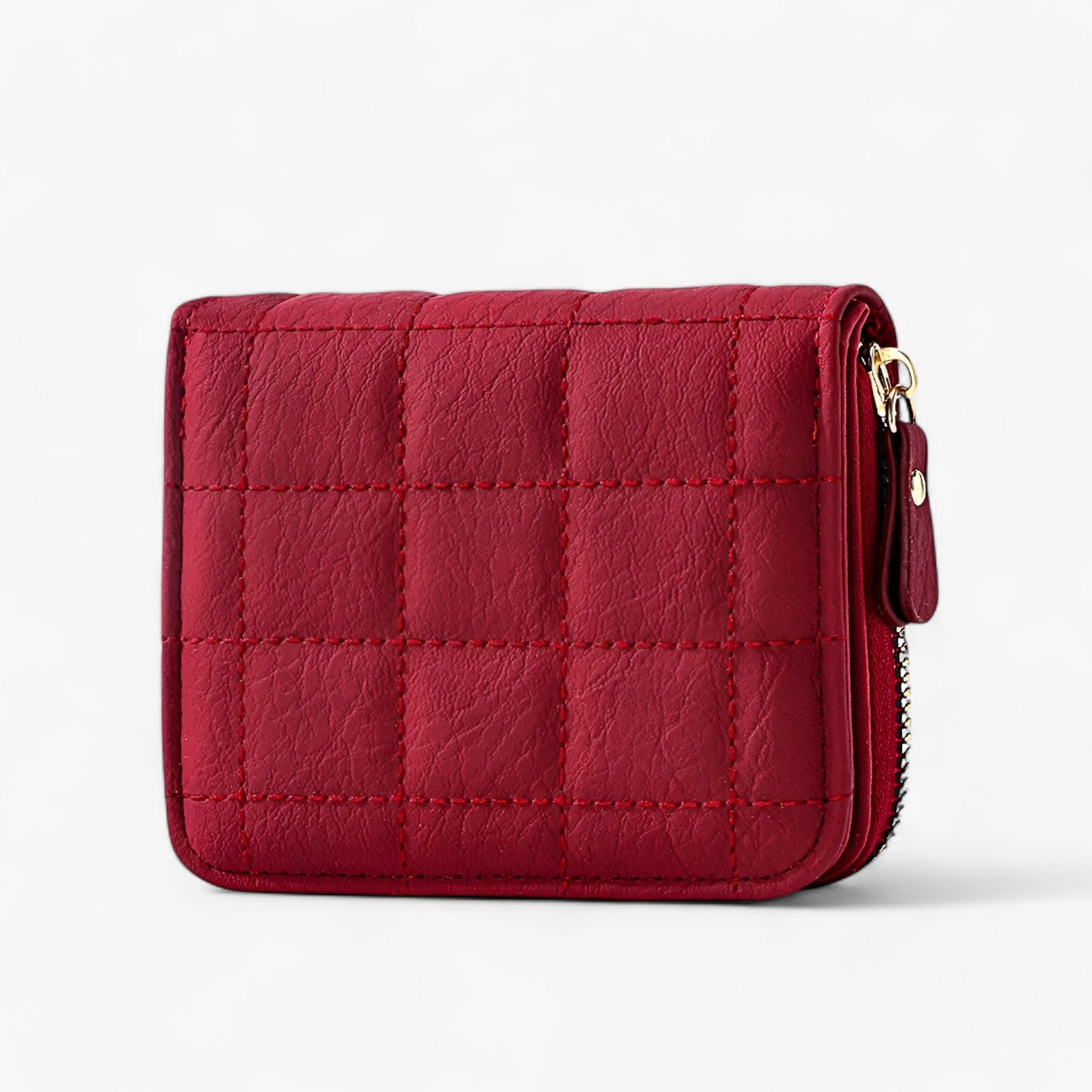 Emery| Stilfuld og kompakt PU-læderpung med praktisk lynlåsdesign - - bags - {{ product_tags }