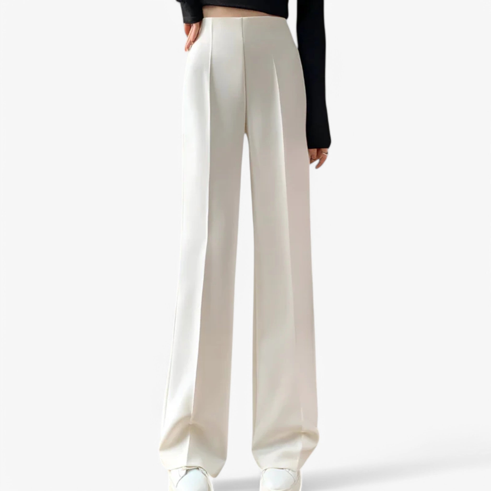 Lily | Højtaljede bukser - alsidig stil - Hvid - women's fashion - {{ product_tags }
