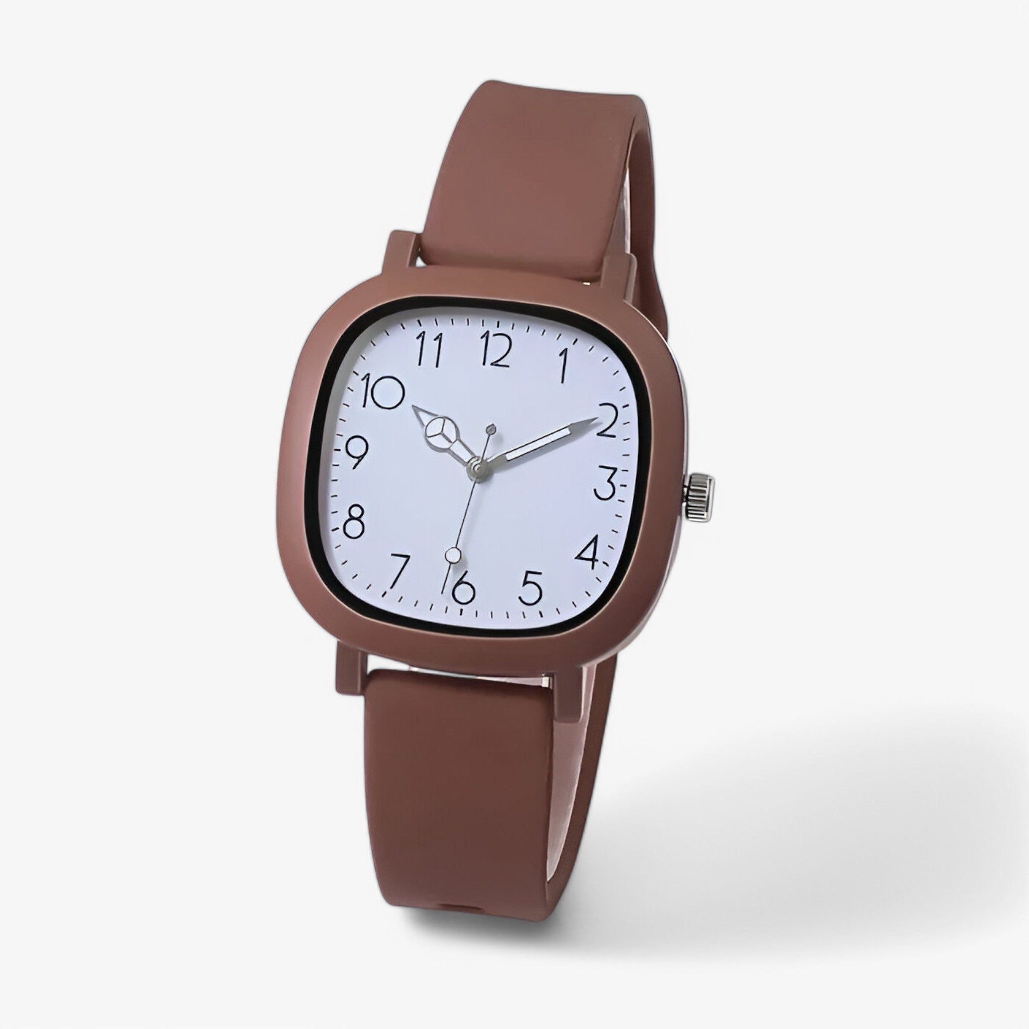 Tamar | Kvarts silikoneur, perfekt som gave - Brun - watches - {{ product_tags }