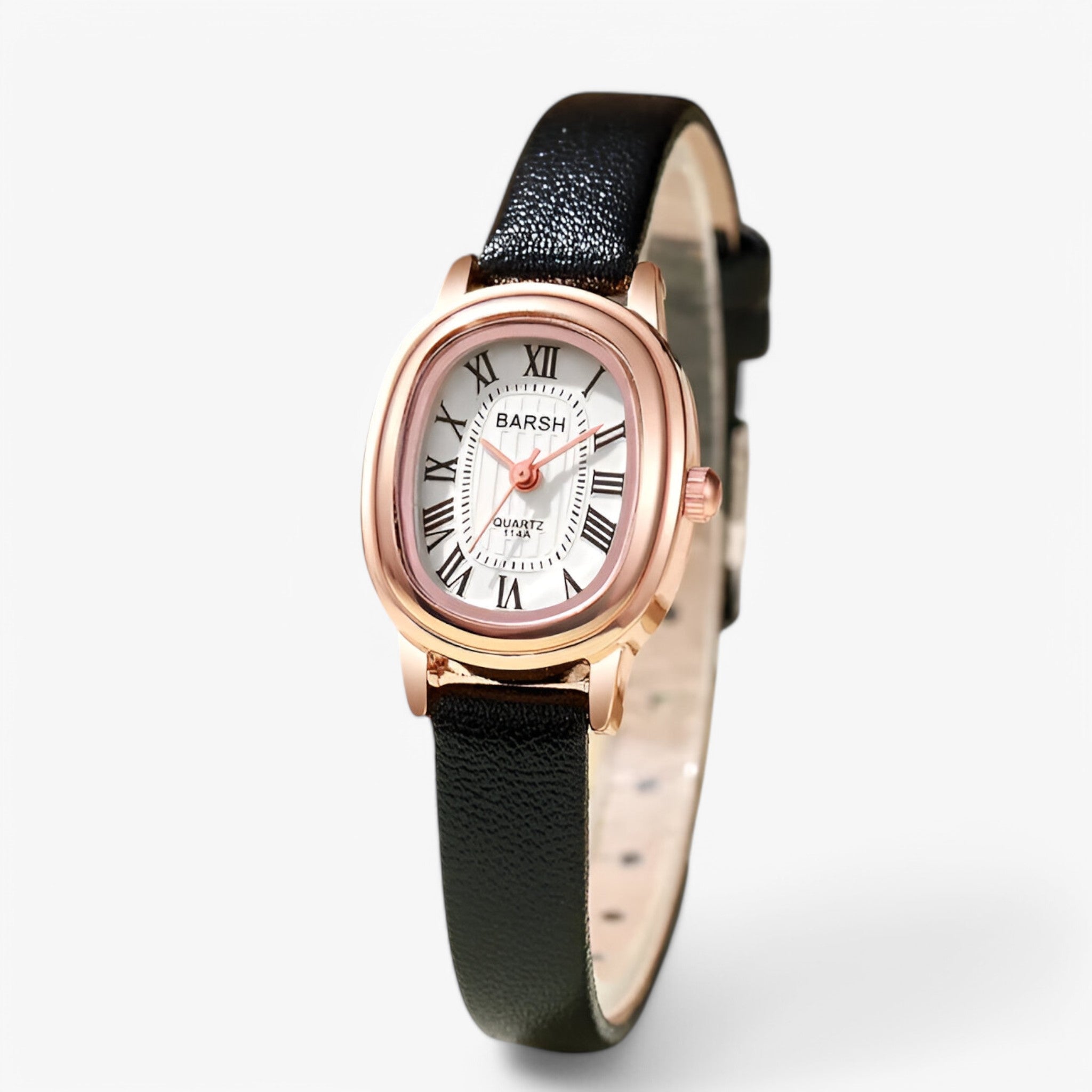 Ingrid | Kvarts dameur med oval urskive - Sort - watches - {{ product_tags }