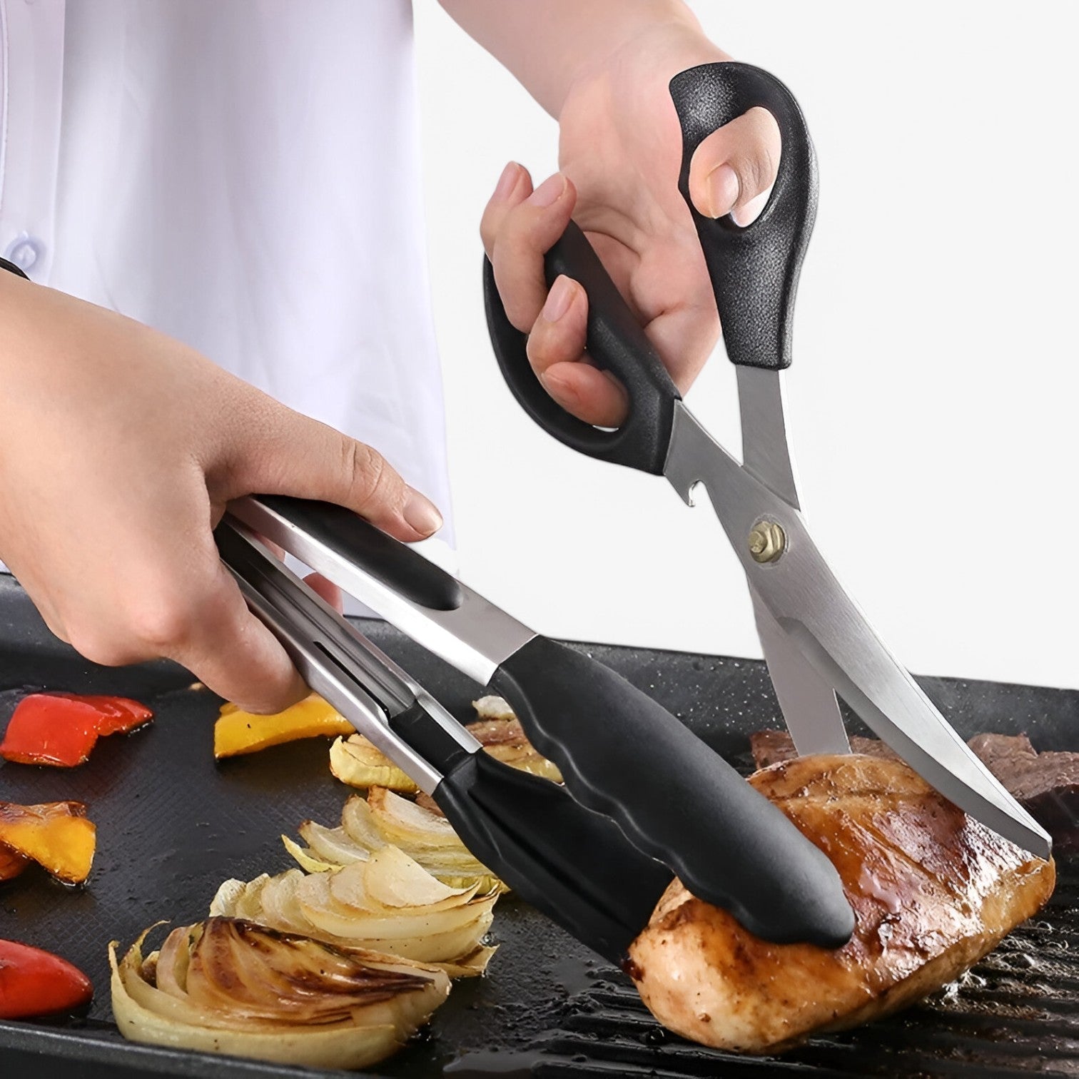 Rhett | Non-Grip & Handy - RVS BBQ skarpe klemset - - house & garden - {{ product_tags }