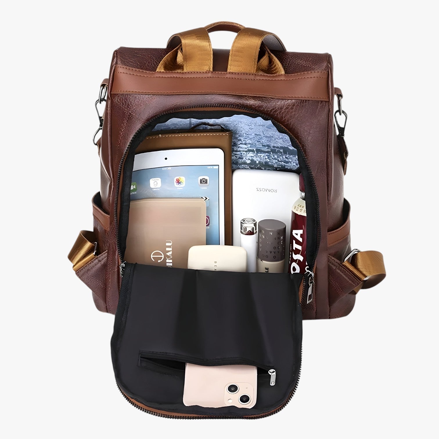 Celeste | Stilfuld vintage rygsæk – perfekt til skole og rejser - - bags - {{ product_tags }