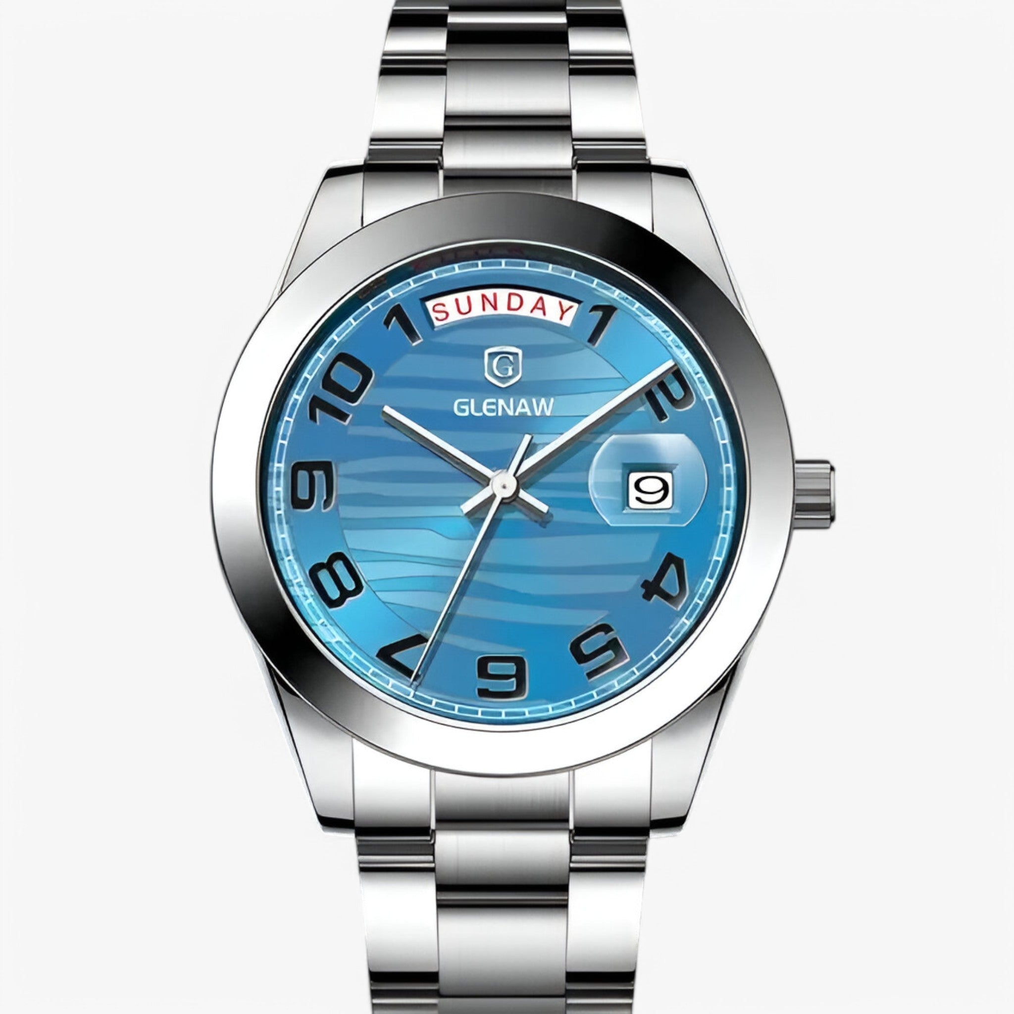 Eden | Multifunktionelt ur i rustfrit stål - blå - watches - {{ product_tags }