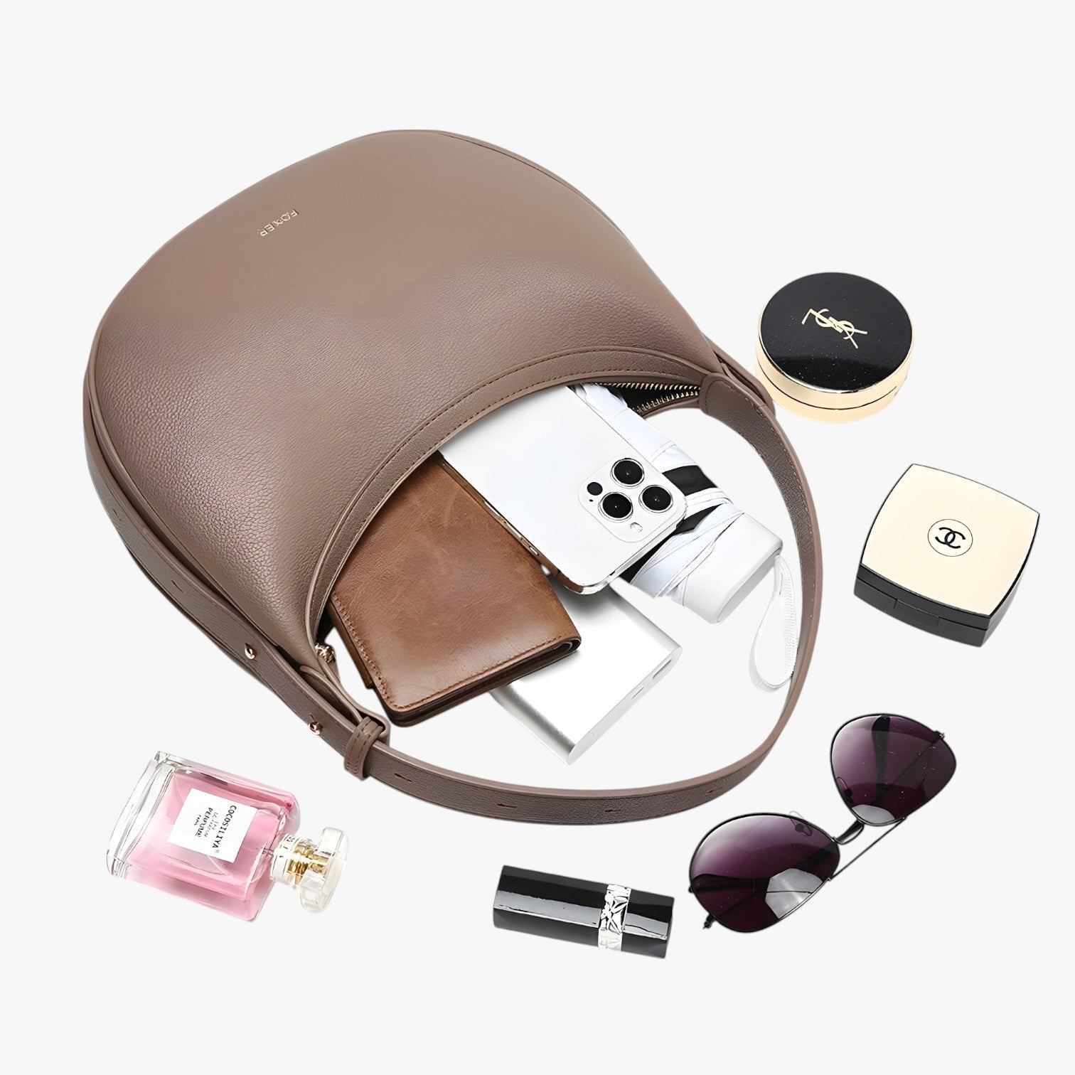 Sienna | Elegant Kvindetaske i Måneform - - Sienna | Elegant Kvindetaske i Måneform - €25 - {{ product_tags }