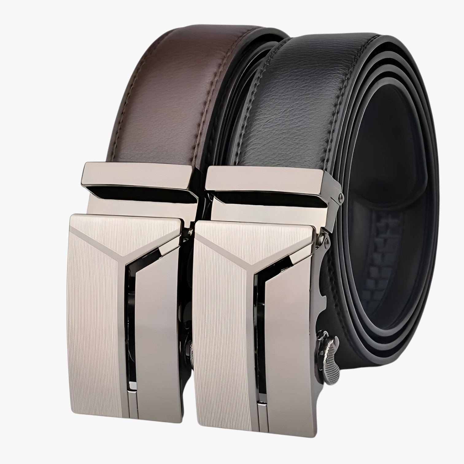 Adonis | Bælte i blødt læder med automatisk spænde - - men's fashion - {{ product_tags }