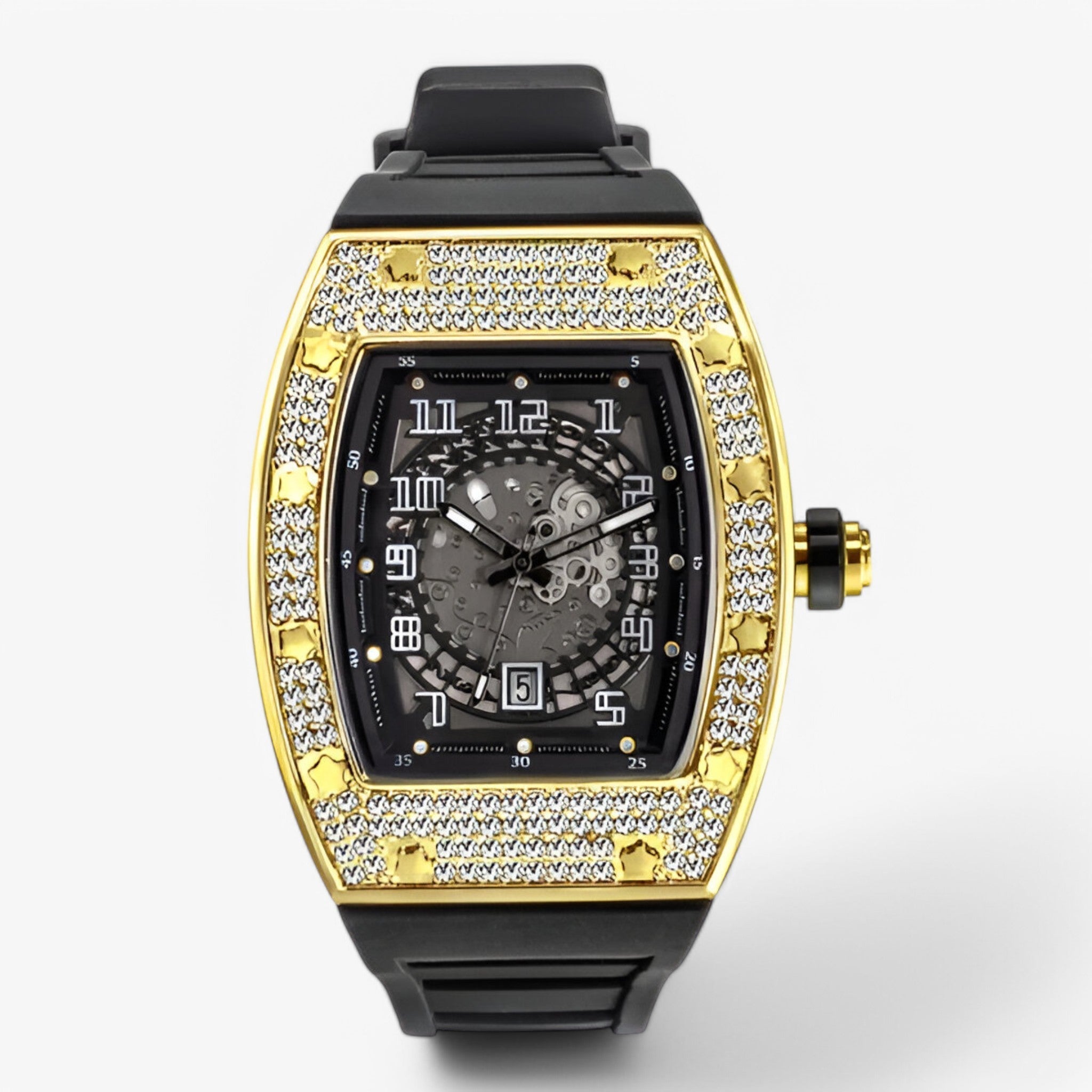 Leonardo | Luksus Tonneau Ur - Guld - watches - {{ product_tags }