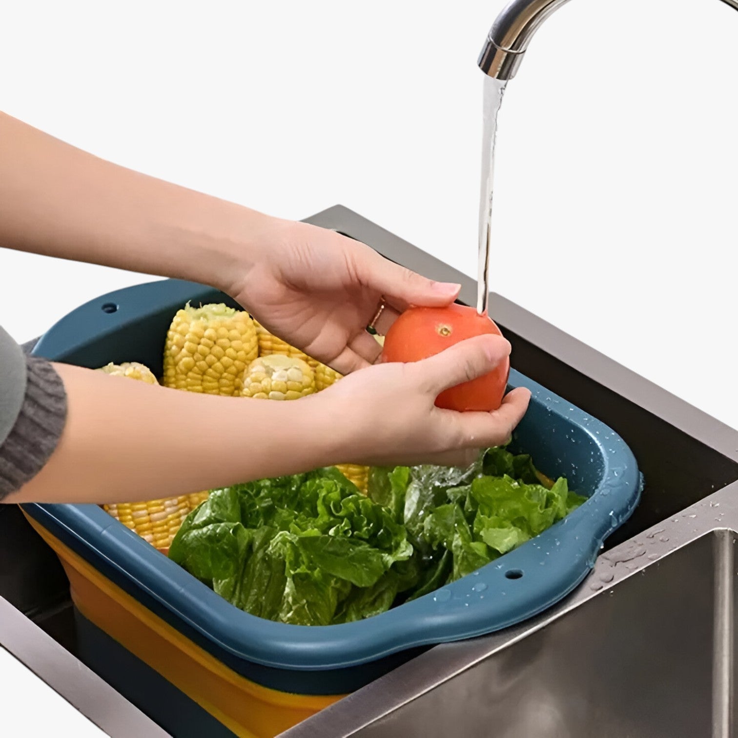 Emerald | Sammenklappelig silikone colapasta til frugt og grøntsager - - house & garden - {{ product_tags }