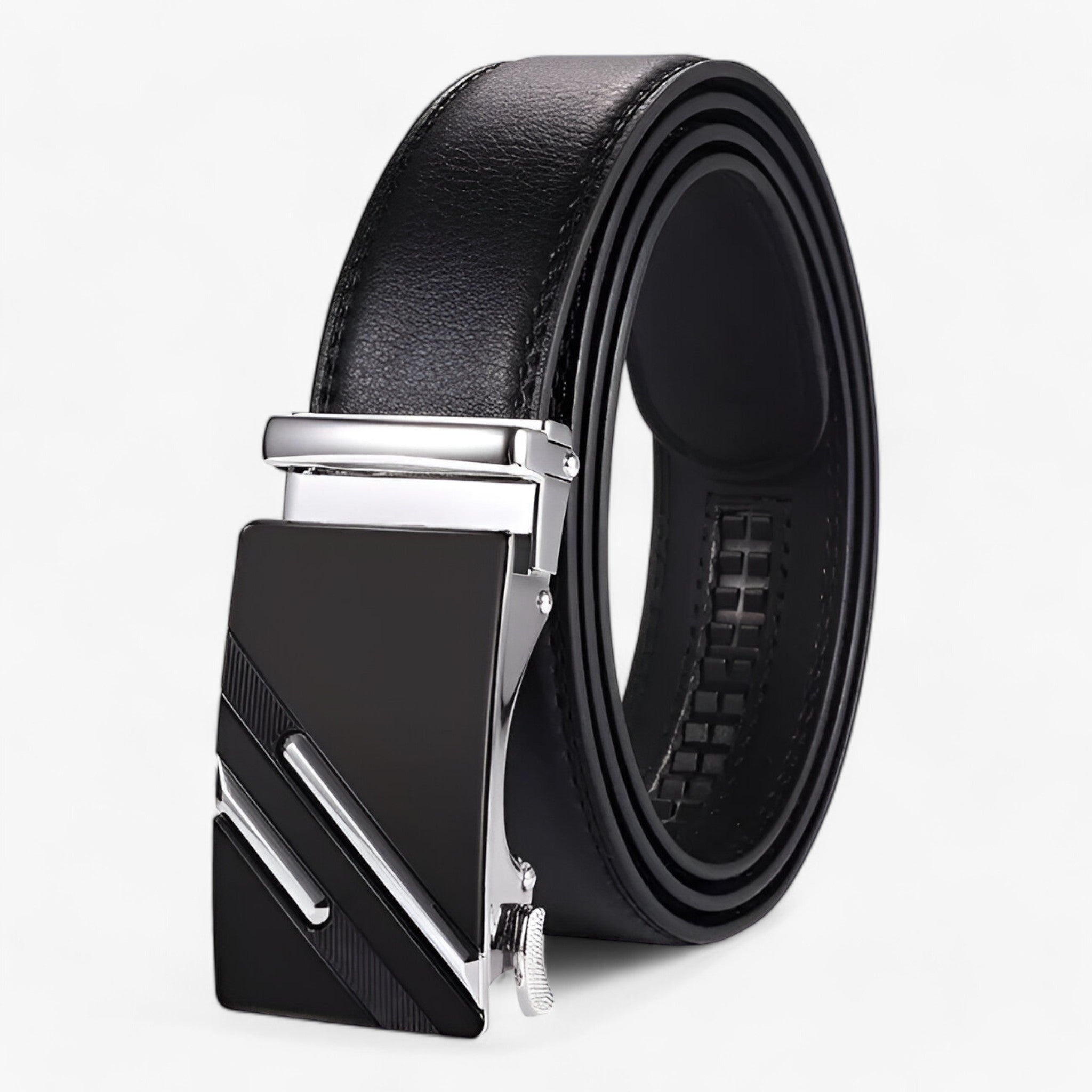 Anton | Gesp bælte - Moderne og elegant - Sølv - men's fashion - {{ product_tags }