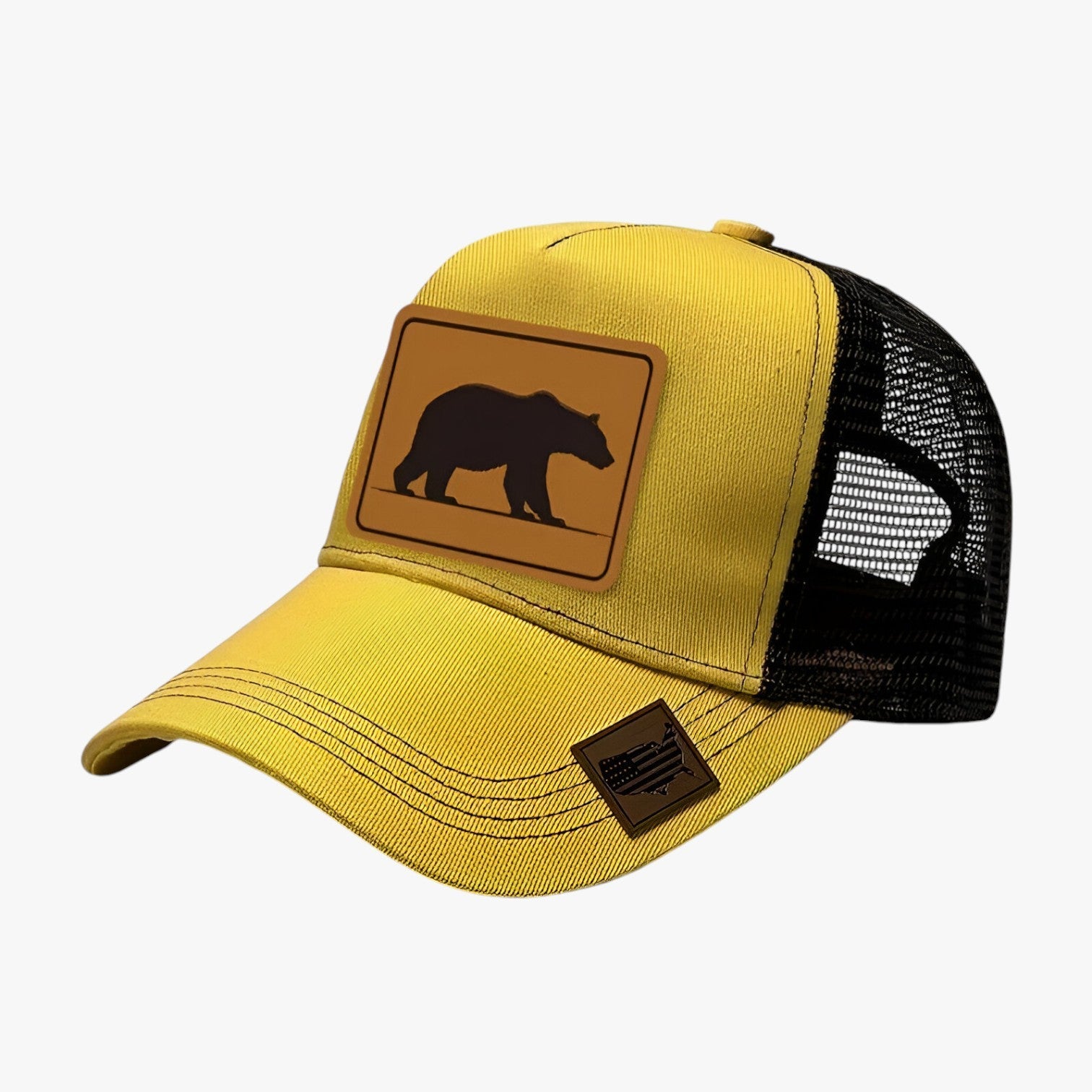 Rodrigo | Cool og stilfuld snapback med solbeskyttelse til hver dag - Gul 56-62CM - men's fashion - {{ product_tags }