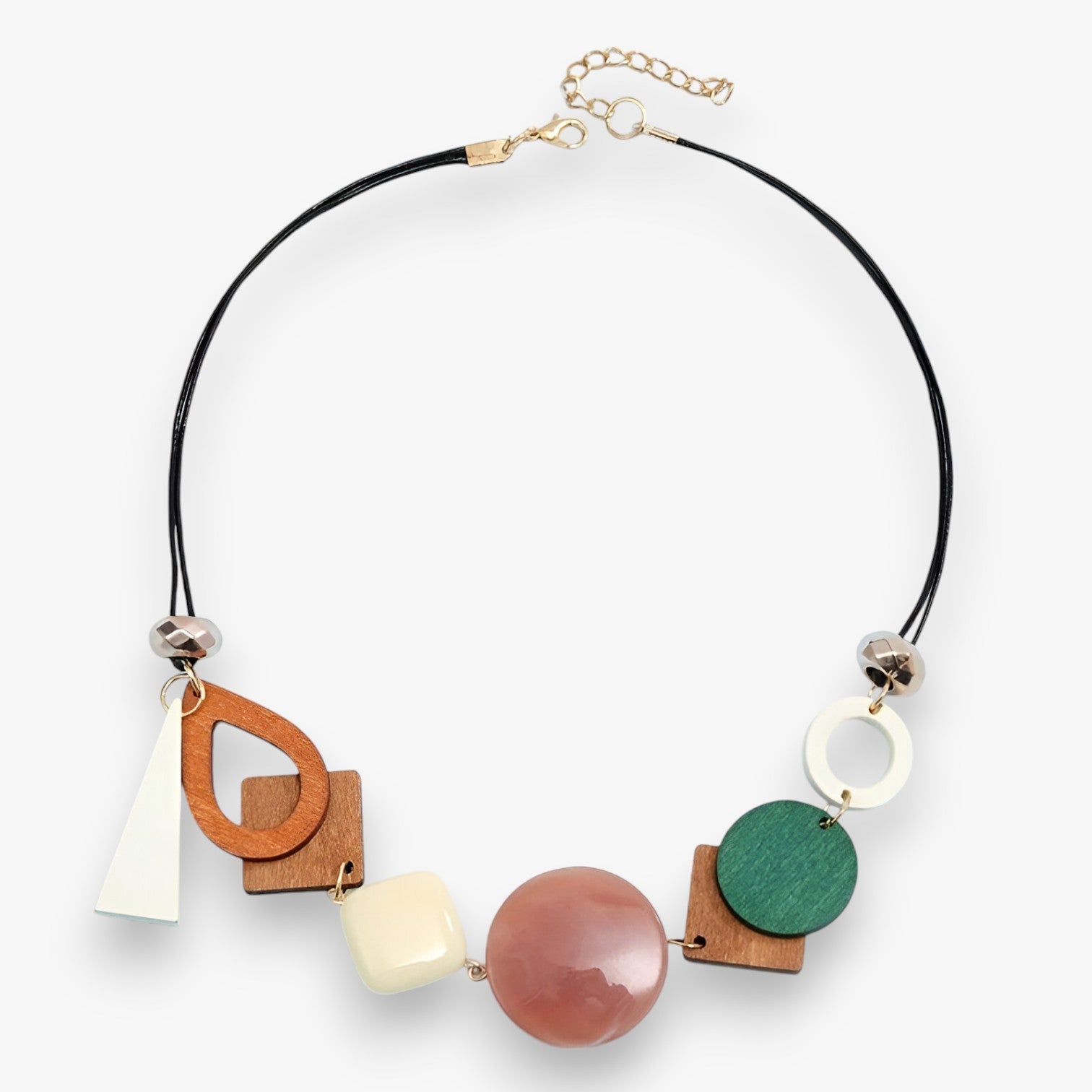 Alina | Vintage Geometrisk Vedhæng Halskæde – Håndlavet Etisk Elegance - - women's fashion - {{ product_tags }