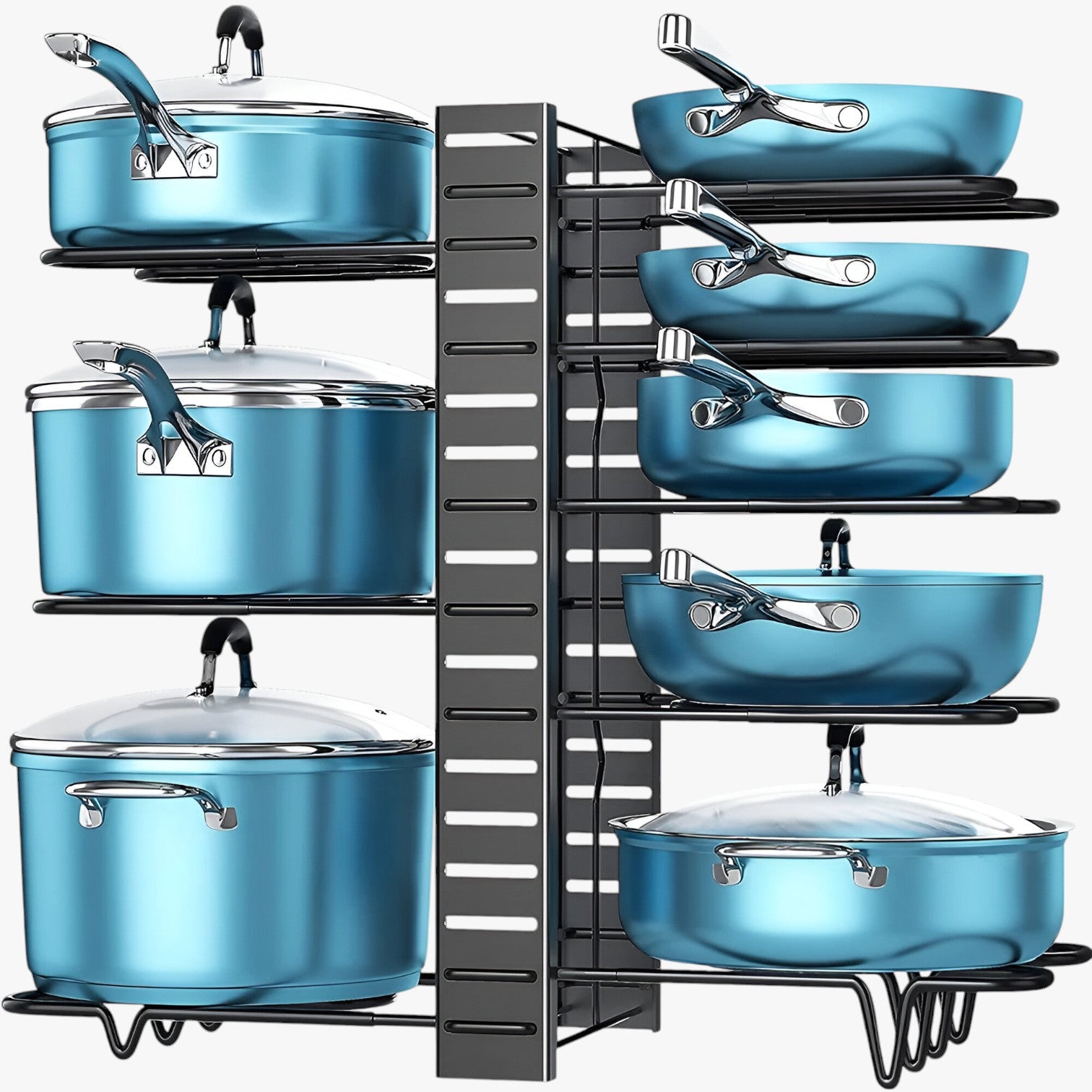 Leanna | 8-lags pandeholder – pladsbesparende og justerbar - - house & garden - {{ product_tags }