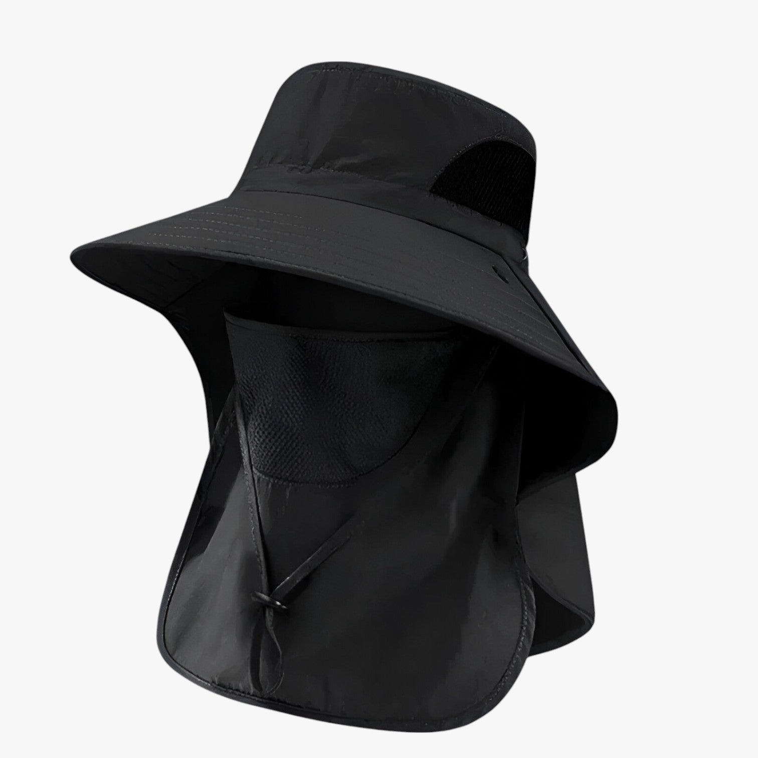 Dereck | UV-beskyttende Fiskerhat med Maske - sort Én størrelse - men's fashion - {{ product_tags }